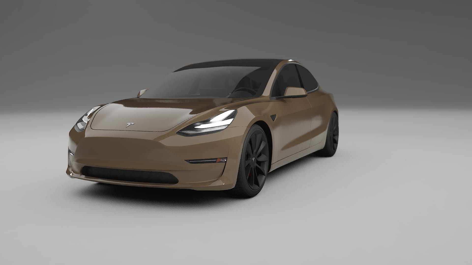 Tesla Model3 TPU Fényezésvédő Fólia | SAHARA Színváltós PPF – Teljesen Elővágott Készlet