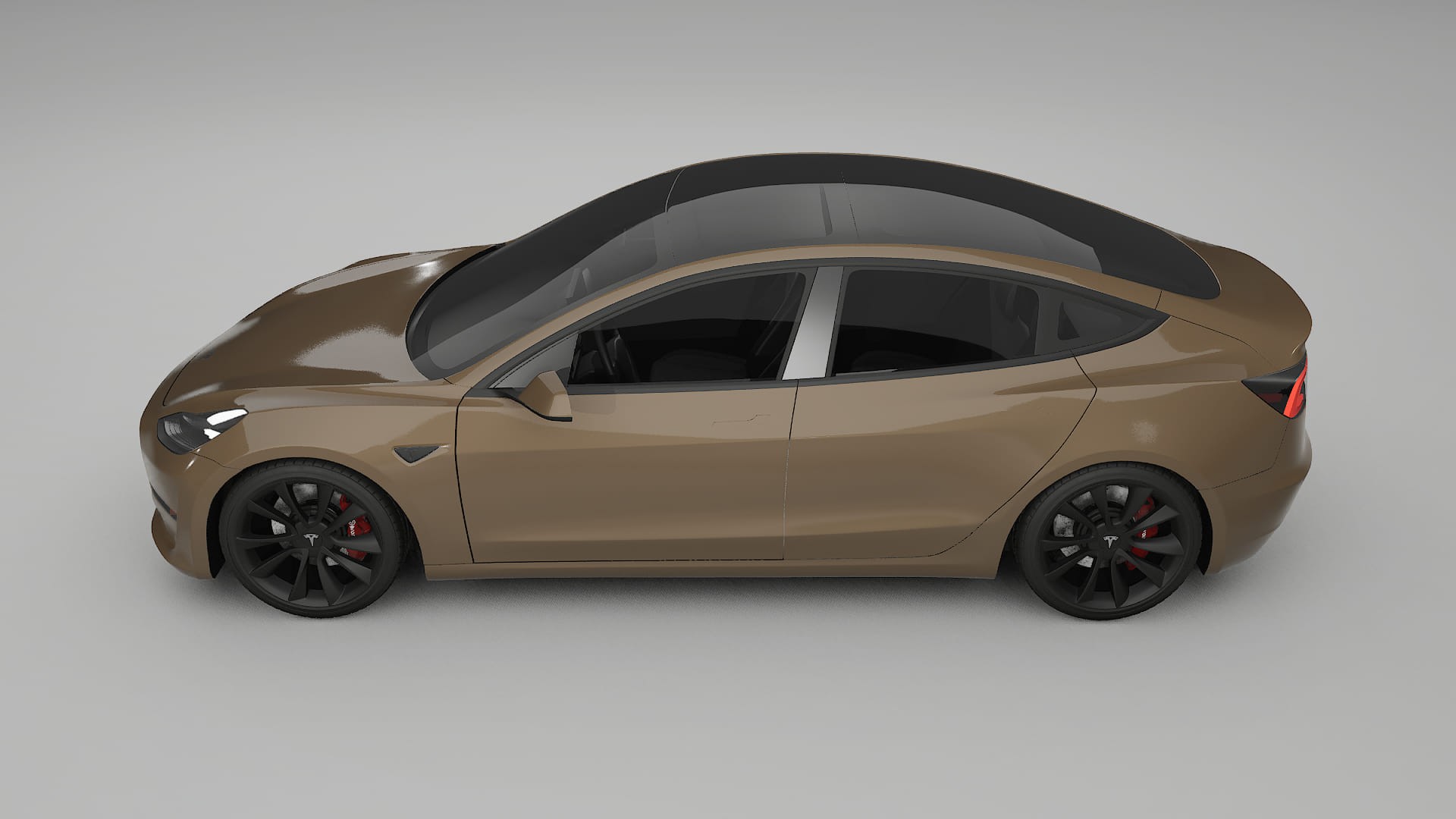 Tesla Model3 TPU Fényezésvédő Fólia | SAHARA Színváltós PPF – Teljesen Elővágott Készlet