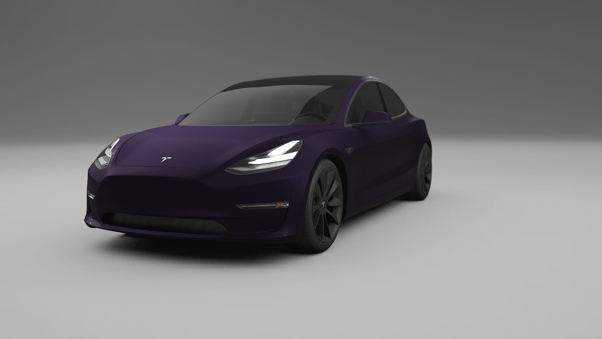 Tesla Model3 TPU Fényezésvédő Fólia | VIOLET Színváltós PPF – Teljesen Elővágott Készlet