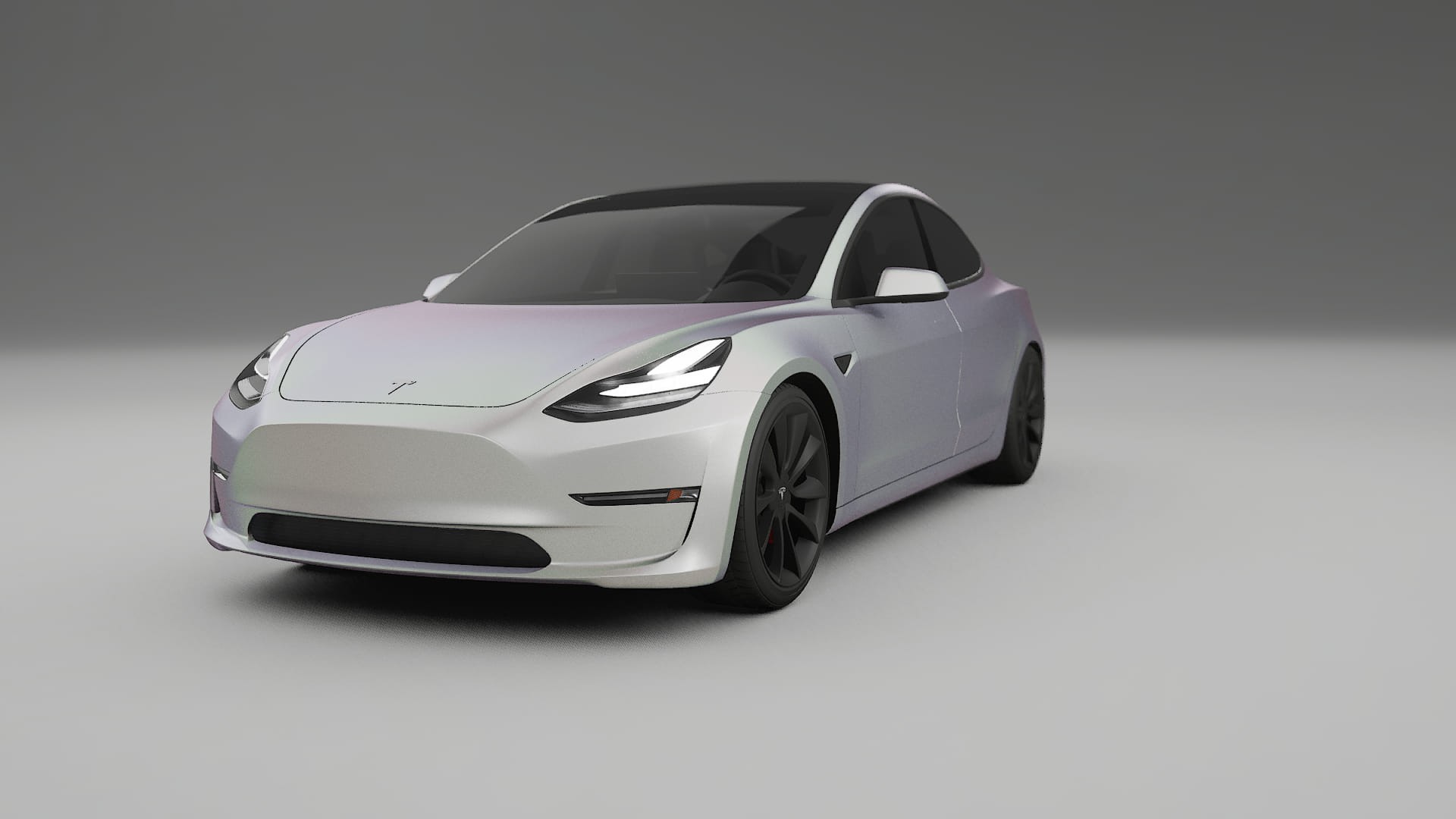 Tesla Model3 TPU Fényezésvédő Fólia | NEBULA Színváltós PPF – Teljesen Elővágott Készlet