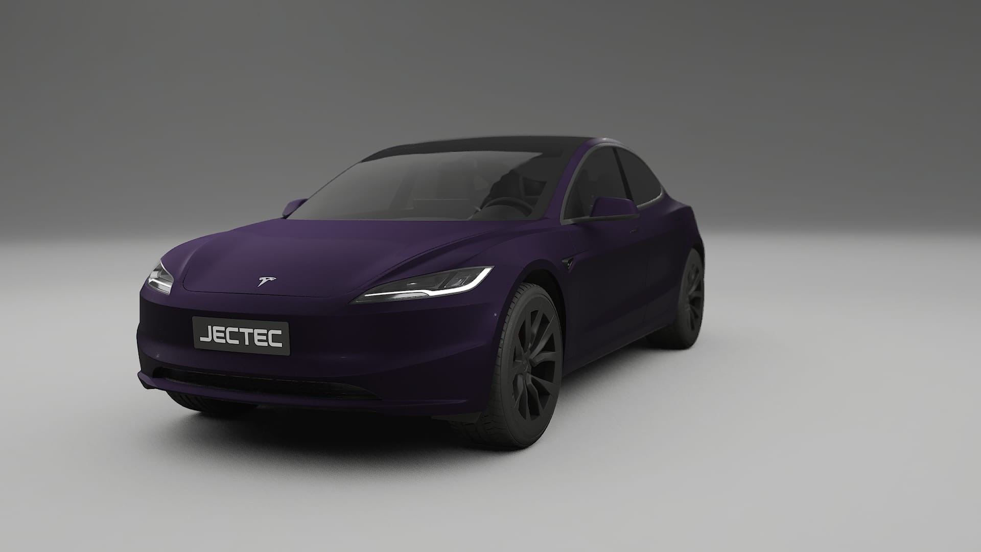 Tesla Model3 Highland TPU Fényezésvédő Fólia | VIOLET Színváltós PPF – Teljesen Elővágott Készlet