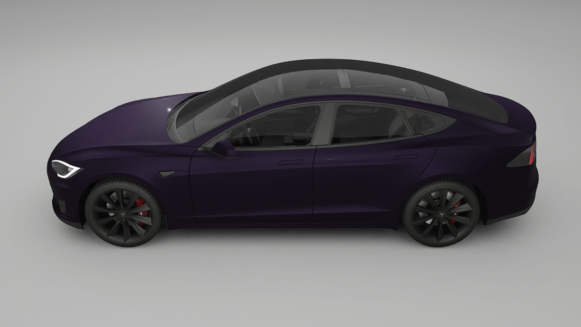 Tesla Model S TPU Fényezésvédő Fólia | VIOLET Színváltós PPF – Teljesen Elővágott Készlet