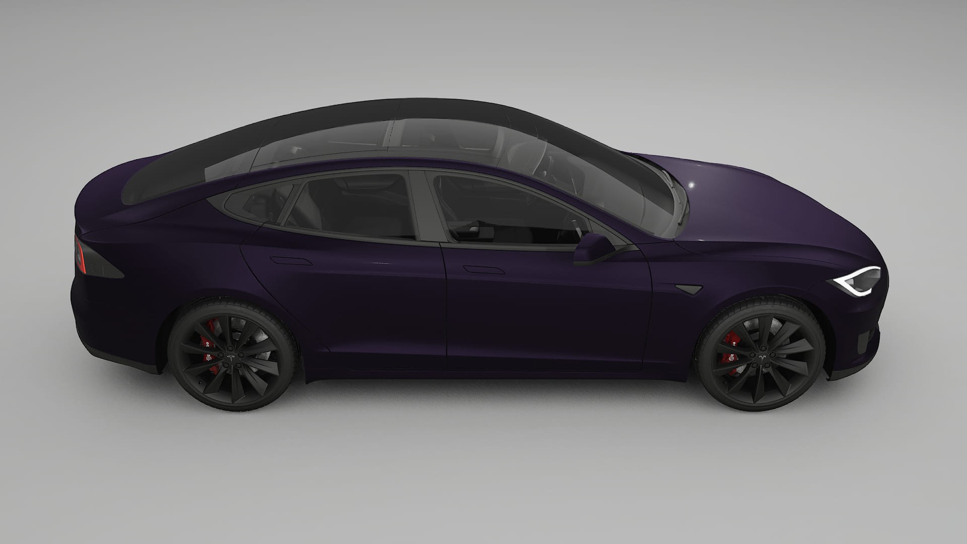 Tesla Model S TPU Fényezésvédő Fólia | VIOLET Színváltós PPF – Teljesen Elővágott Készlet