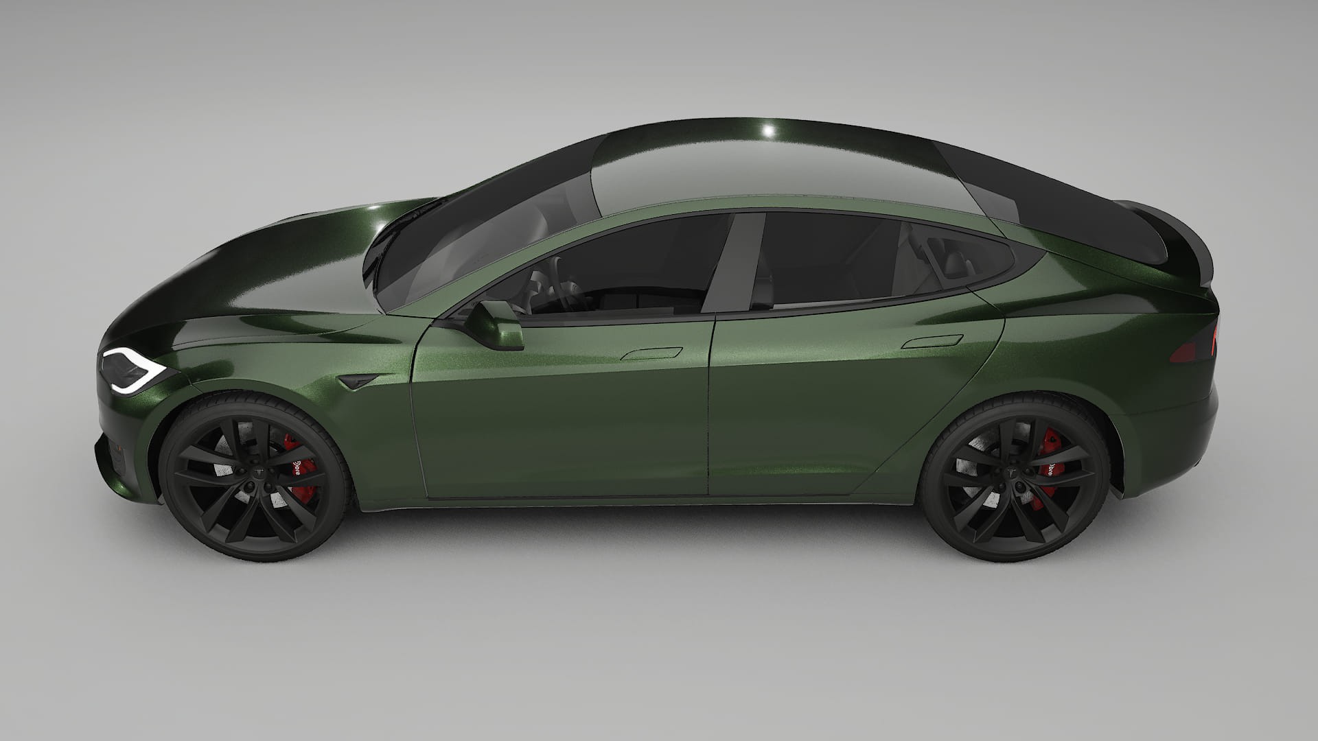 Tesla Model S Refresh TPU Fényezésvédő Fólia | LAGOON Színváltós PPF – Teljesen Elővágott Készlet