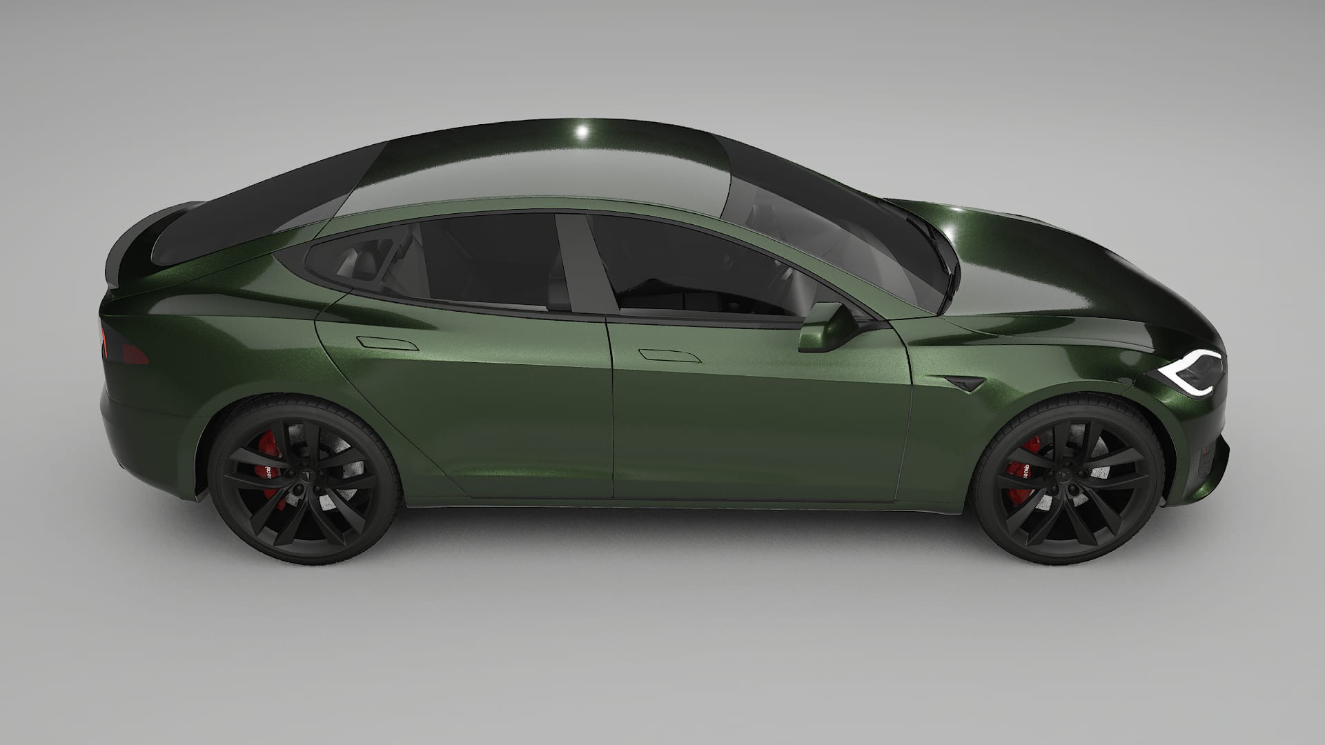 Tesla Model S Refresh TPU Fényezésvédő Fólia | LAGOON Színváltós PPF – Teljesen Elővágott Készlet