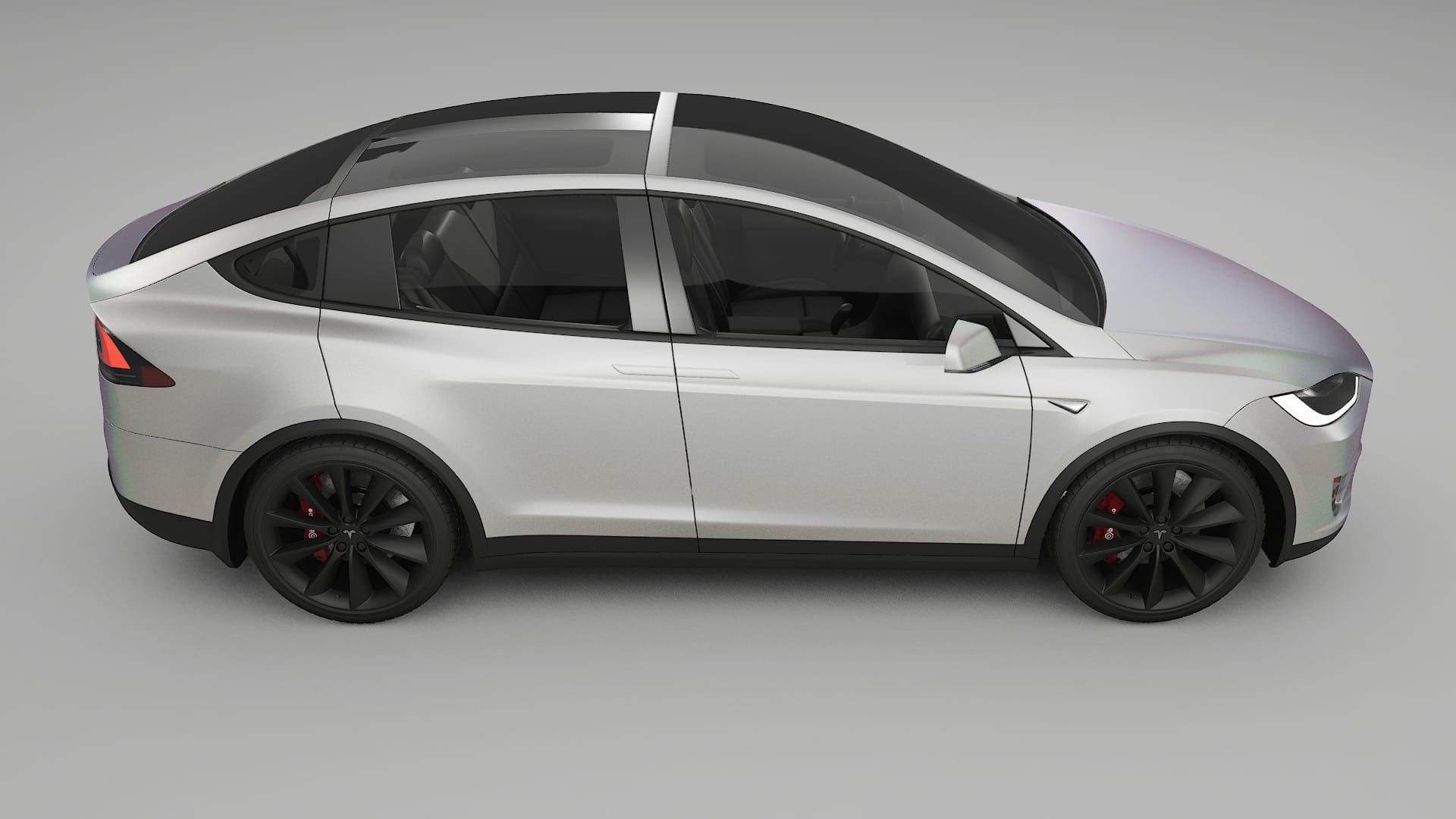 Tesla Model X TPU Fényezésvédő Fólia | NEBULA Színváltós PPF – Teljesen Elővágott Készlet