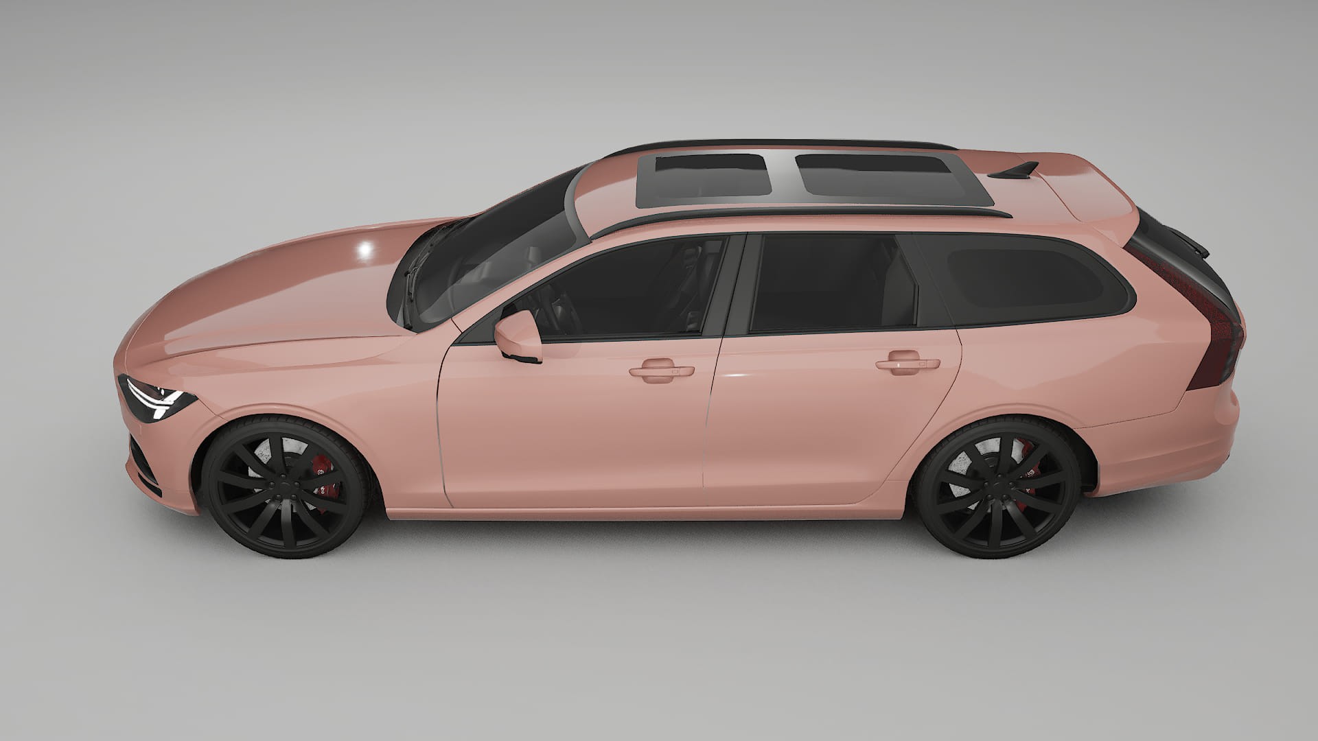 Volvo V90 P5 TPU Fényezésvédő Fólia | BLUSH Színváltós PPF – Teljesen Elővágott Készlet