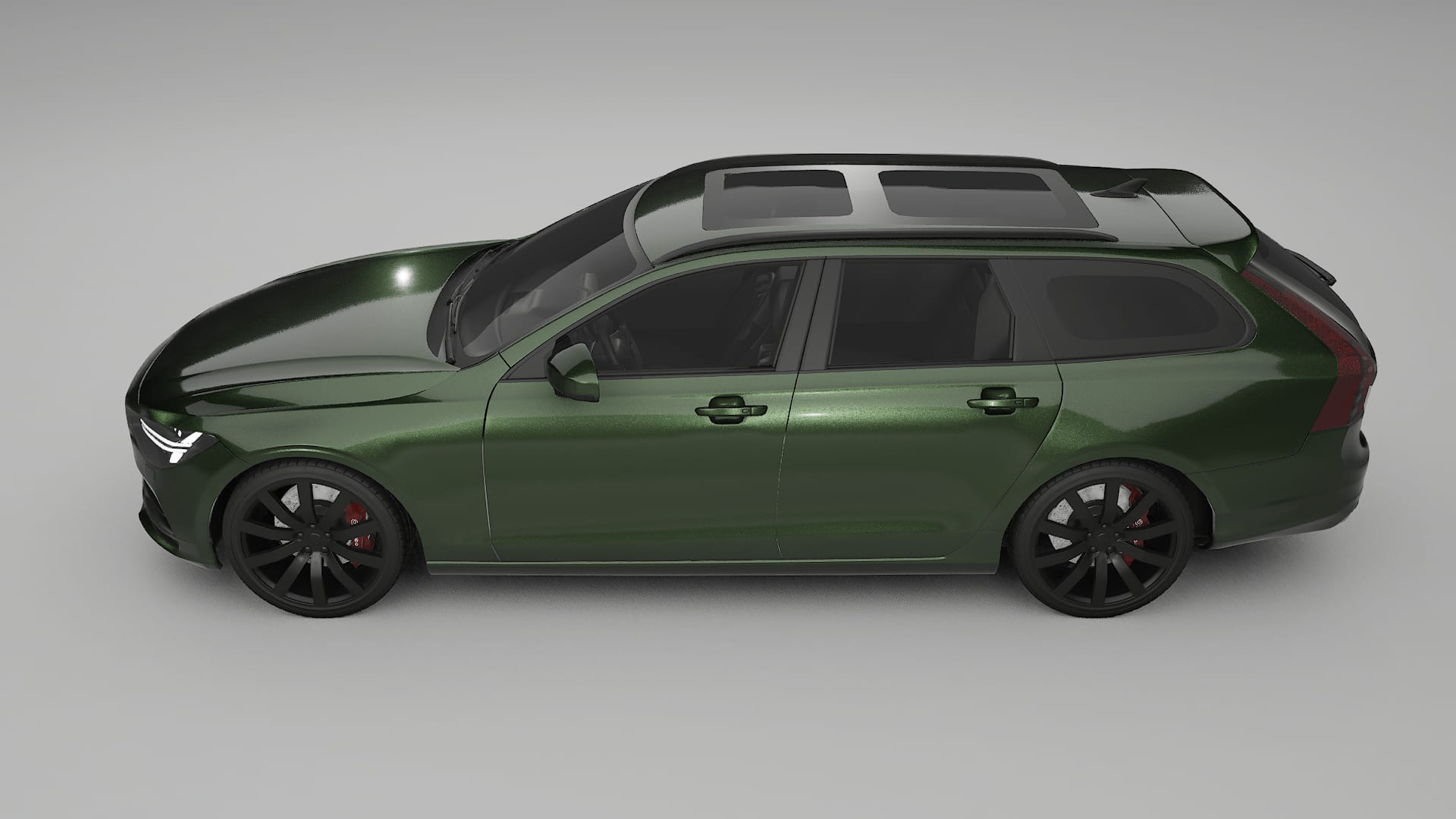 Volvo V90 P5 TPU Fényezésvédő Fólia | LAGOON Színváltós PPF – Teljesen Elővágott Készlet