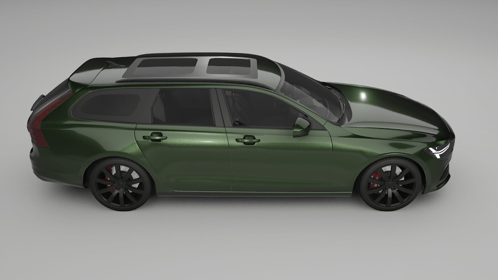 Volvo V90 P5 TPU Fényezésvédő Fólia | LAGOON Színváltós PPF – Teljesen Elővágott Készlet