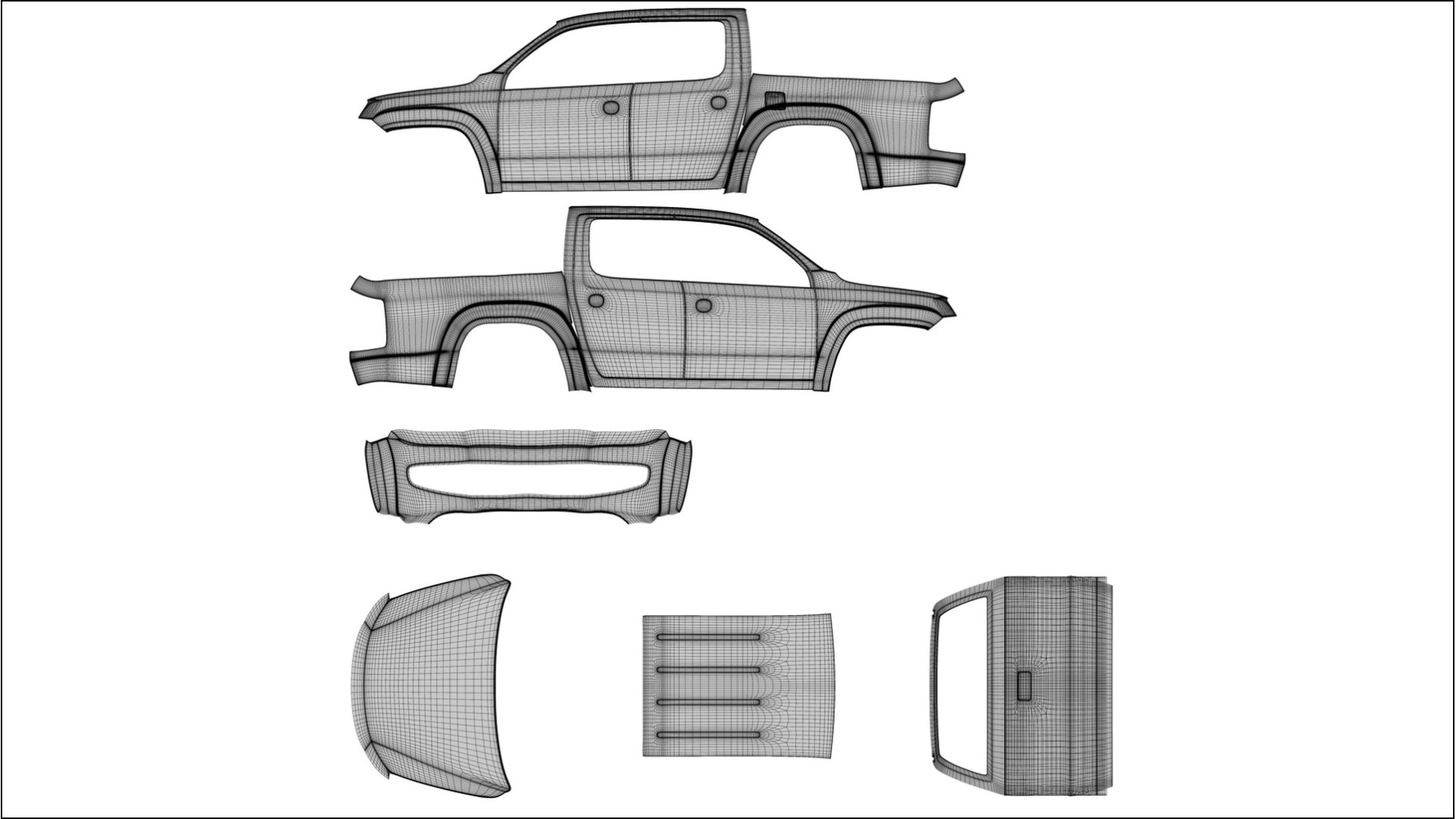 VW Amarok 2H TPU Fényezésvédő Fólia | DUSTY Színváltós PPF – Teljesen Elővágott Készlet 2
