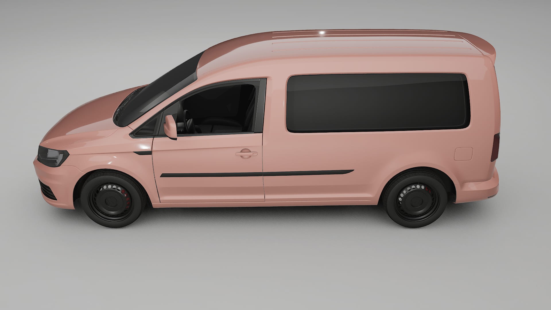 VW Caddy Maxi SB TPU Fényezésvédő Fólia | BLUSH Színváltós PPF – Teljesen Elővágott Készlet