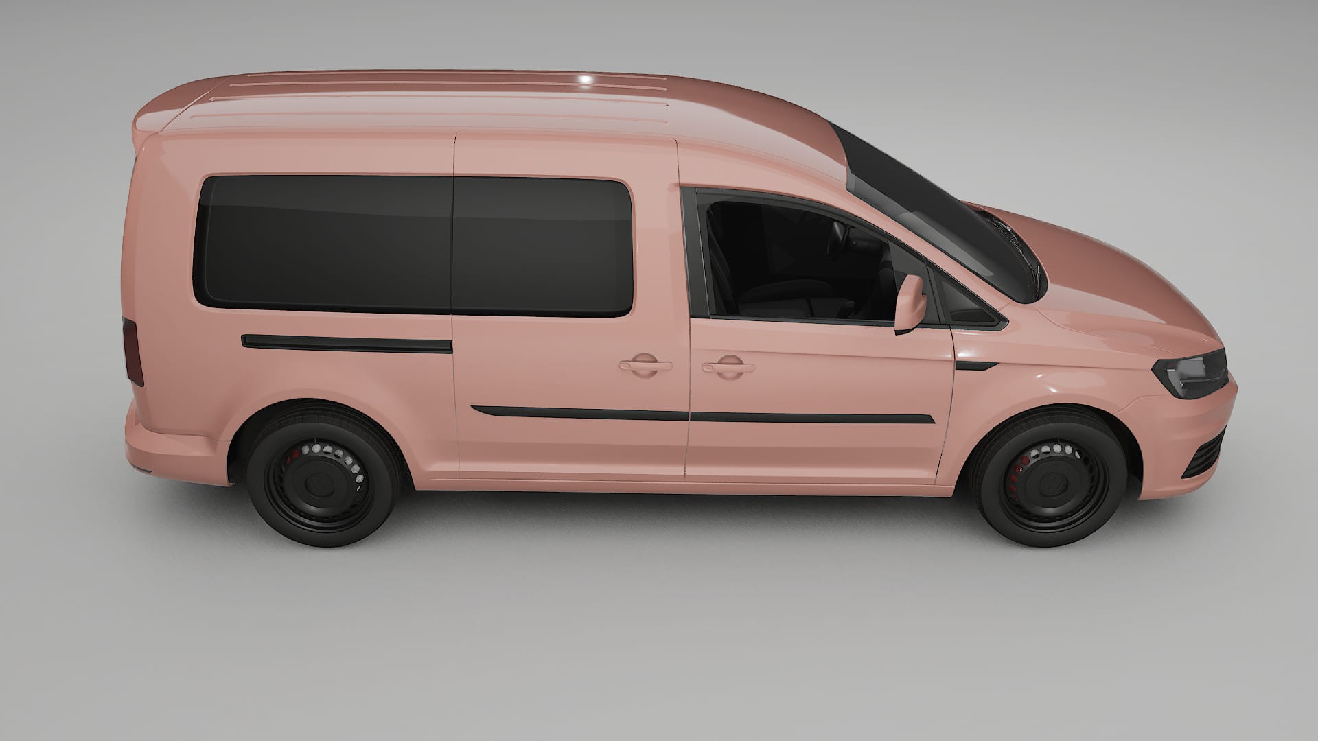 VW Caddy Maxi SB TPU Fényezésvédő Fólia | BLUSH Színváltós PPF – Teljesen Elővágott Készlet