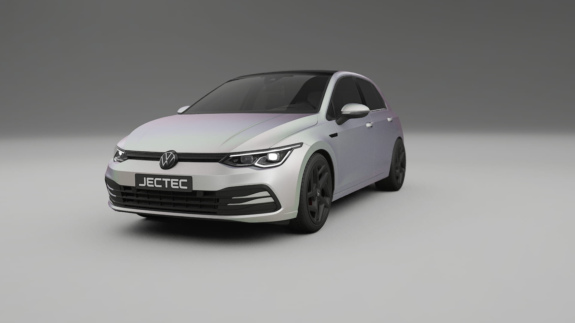 VW Golf Mk8 TPU Fényezésvédő Fólia | NEBULA Színváltós PPF – Teljesen Elővágott Készlet