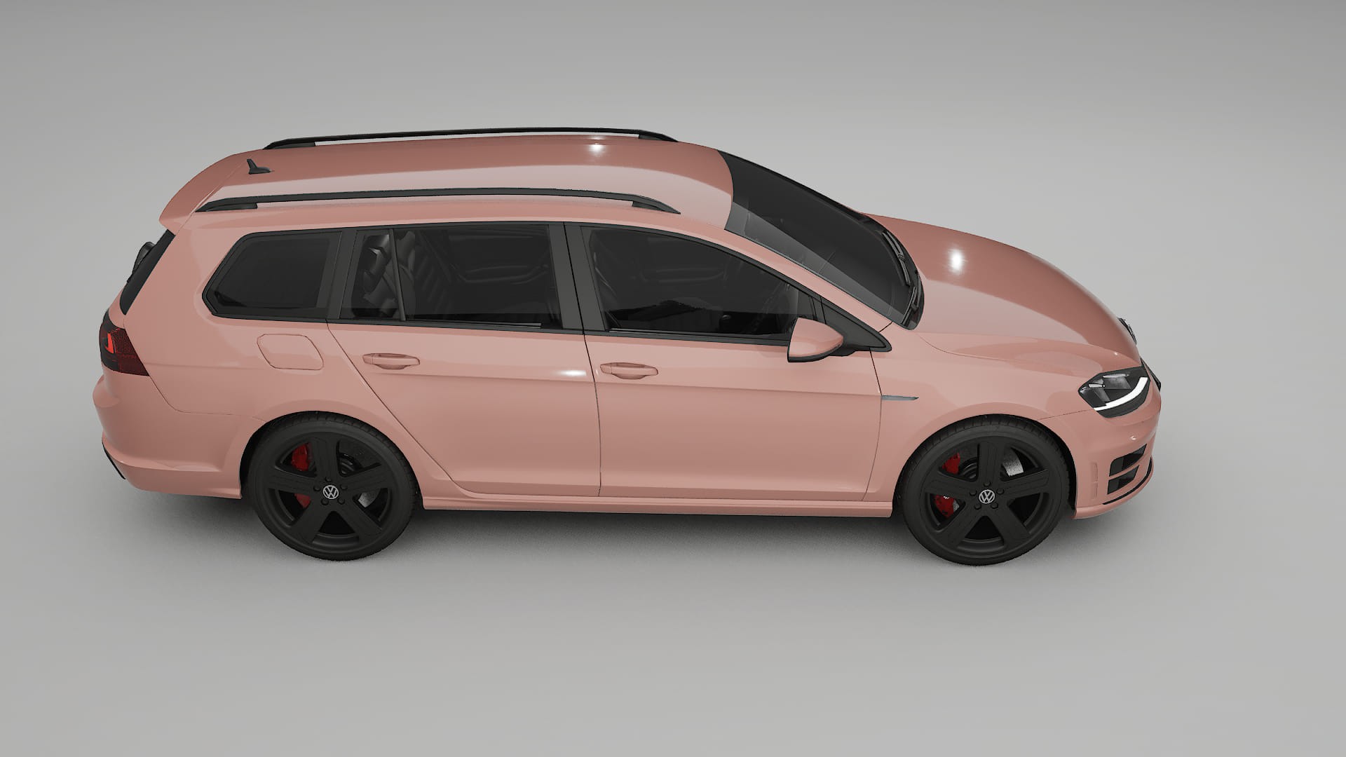 VW Golf Variant Mk7 TPU Fényezésvédő Fólia | BLUSH Színváltós PPF – Teljesen Elővágott Készlet