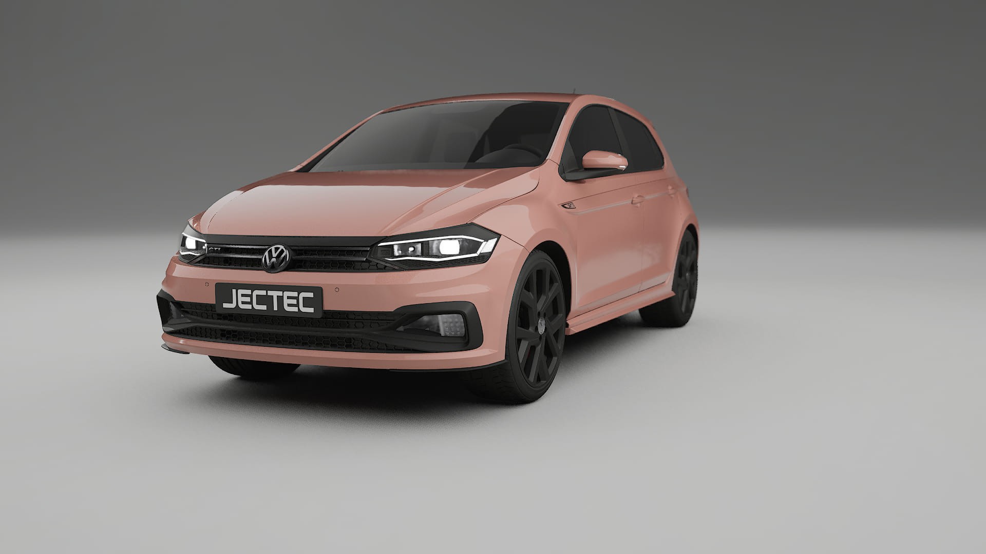 VW Polo GTI VI TPU Fényezésvédő Fólia | BLUSH Színváltós PPF – Teljesen Elővágott Készlet