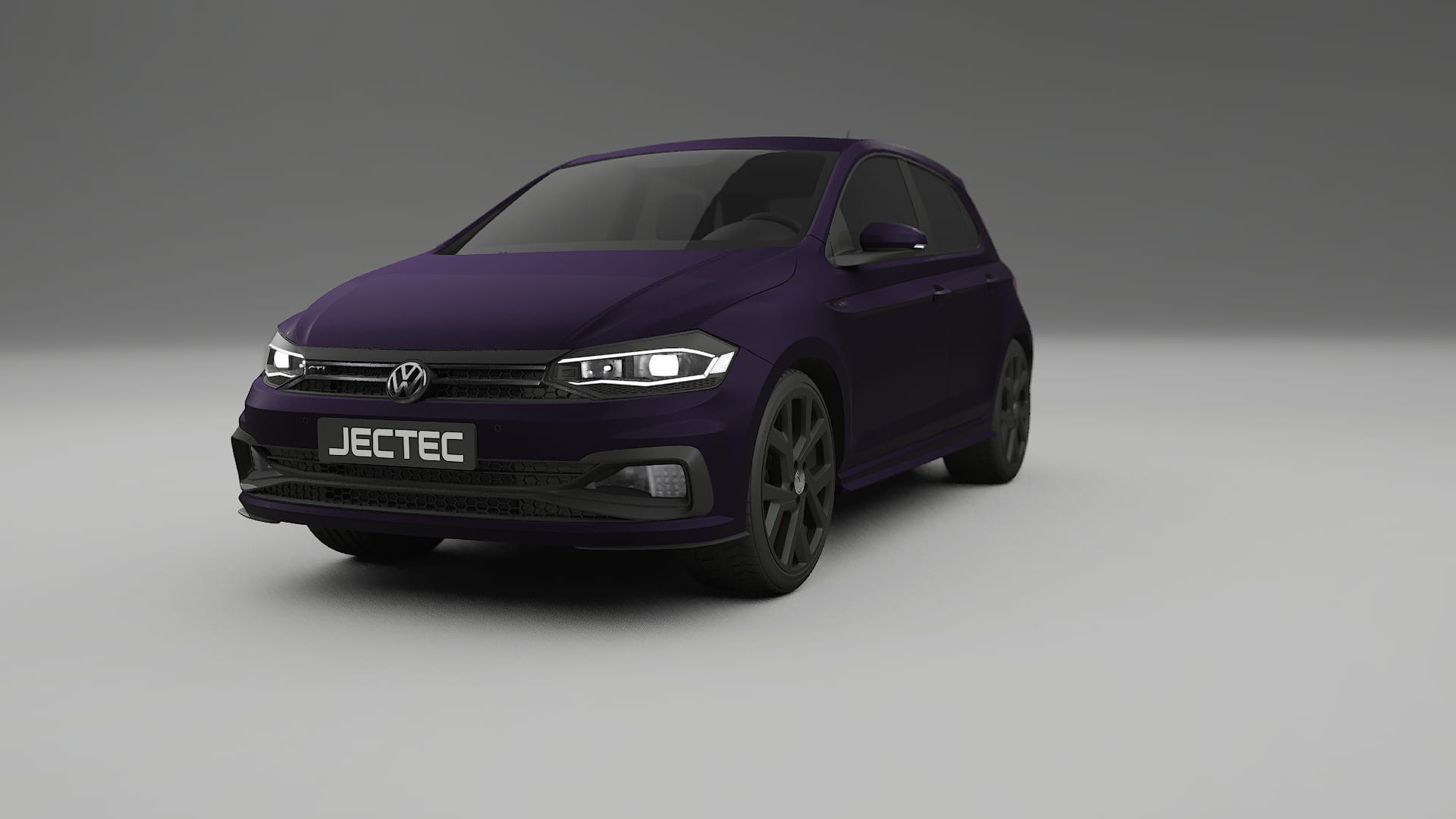 VW Polo GTI VI TPU Fényezésvédő Fólia | VIOLET Színváltós PPF – Teljesen Elővágott Készlet