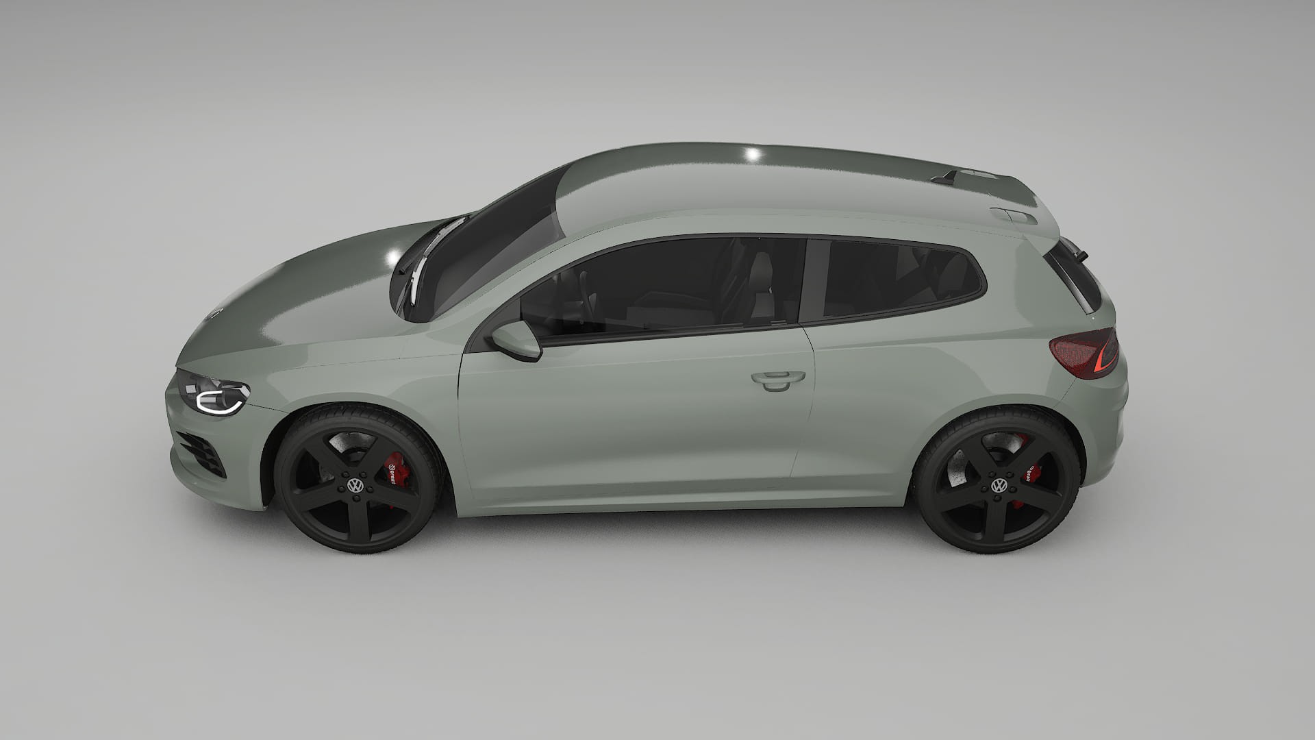 VW Scirocco R III TPU Fényezésvédő Fólia | SLATE Színváltós PPF – Teljesen Elővágott Készlet