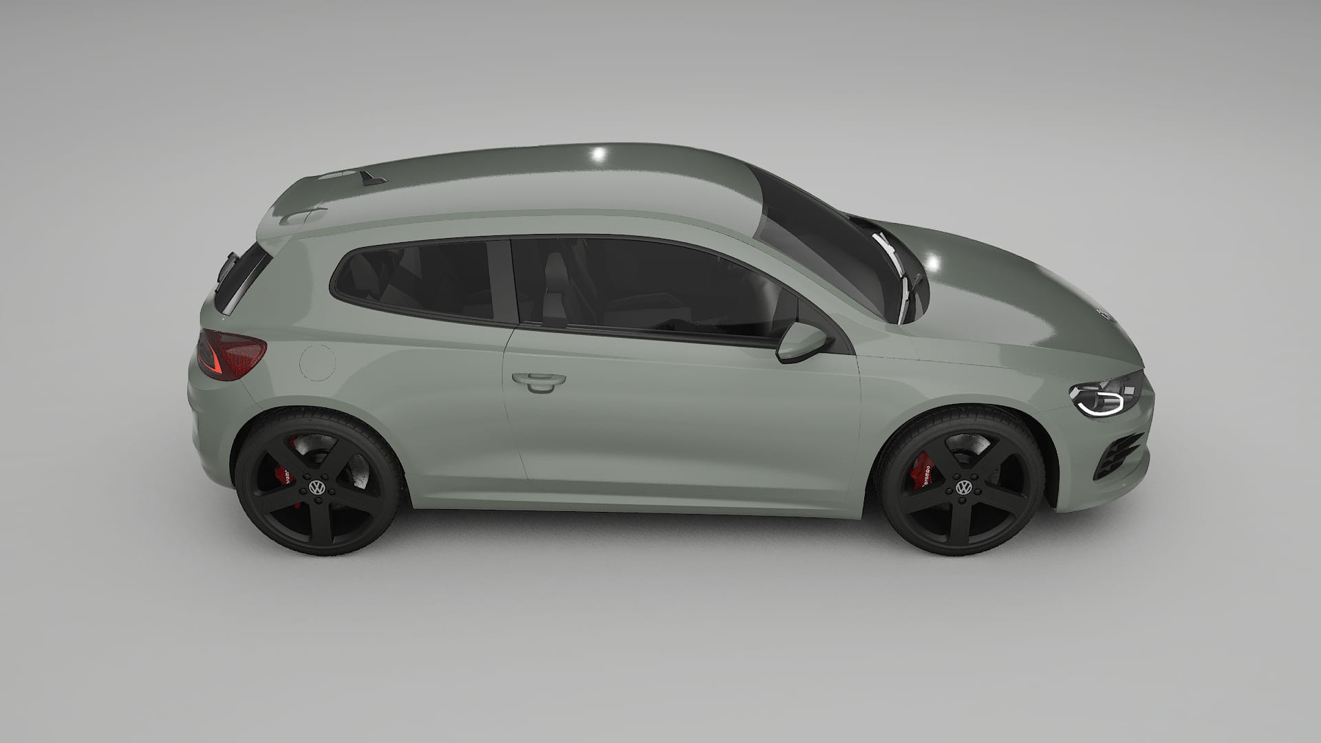 VW Scirocco R III TPU Fényezésvédő Fólia | SLATE Színváltós PPF – Teljesen Elővágott Készlet