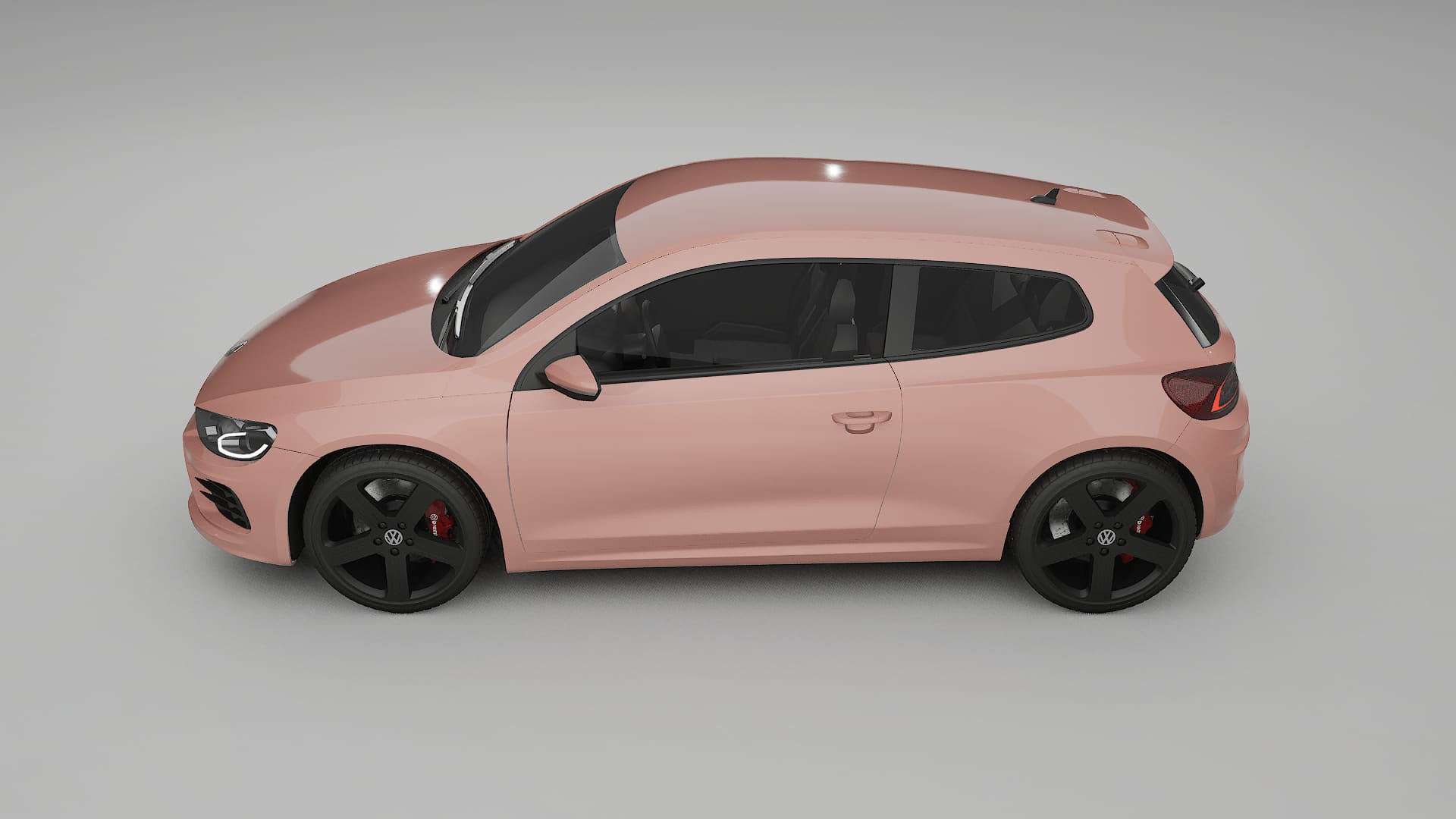 VW Scirocco R III TPU Fényezésvédő Fólia | BLUSH Színváltós PPF – Teljesen Elővágott Készlet
