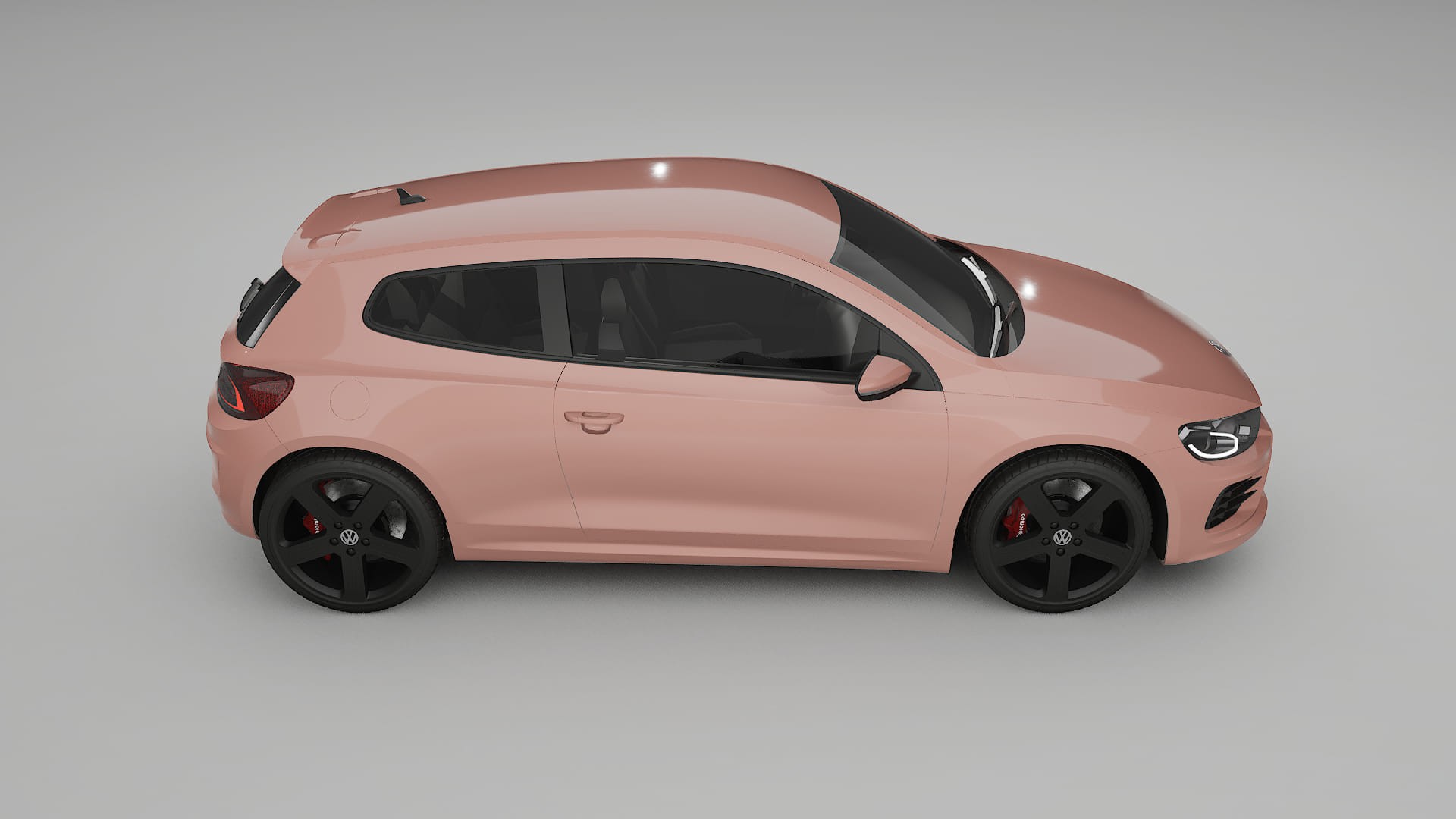 VW Scirocco R III TPU Fényezésvédő Fólia | BLUSH Színváltós PPF – Teljesen Elővágott Készlet