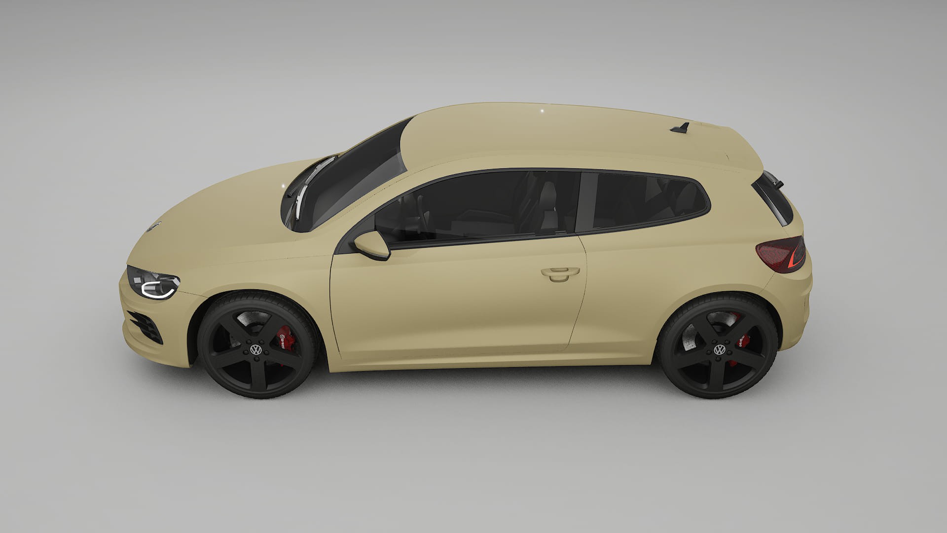 VW Scirocco R III TPU Fényezésvédő Fólia | SAND Színváltós PPF – Teljesen Elővágott Készlet