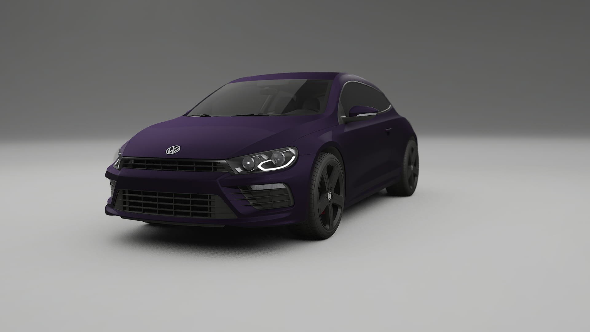 VW Scirocco R III TPU Fényezésvédő Fólia | VIOLET Színváltós PPF – Teljesen Elővágott Készlet