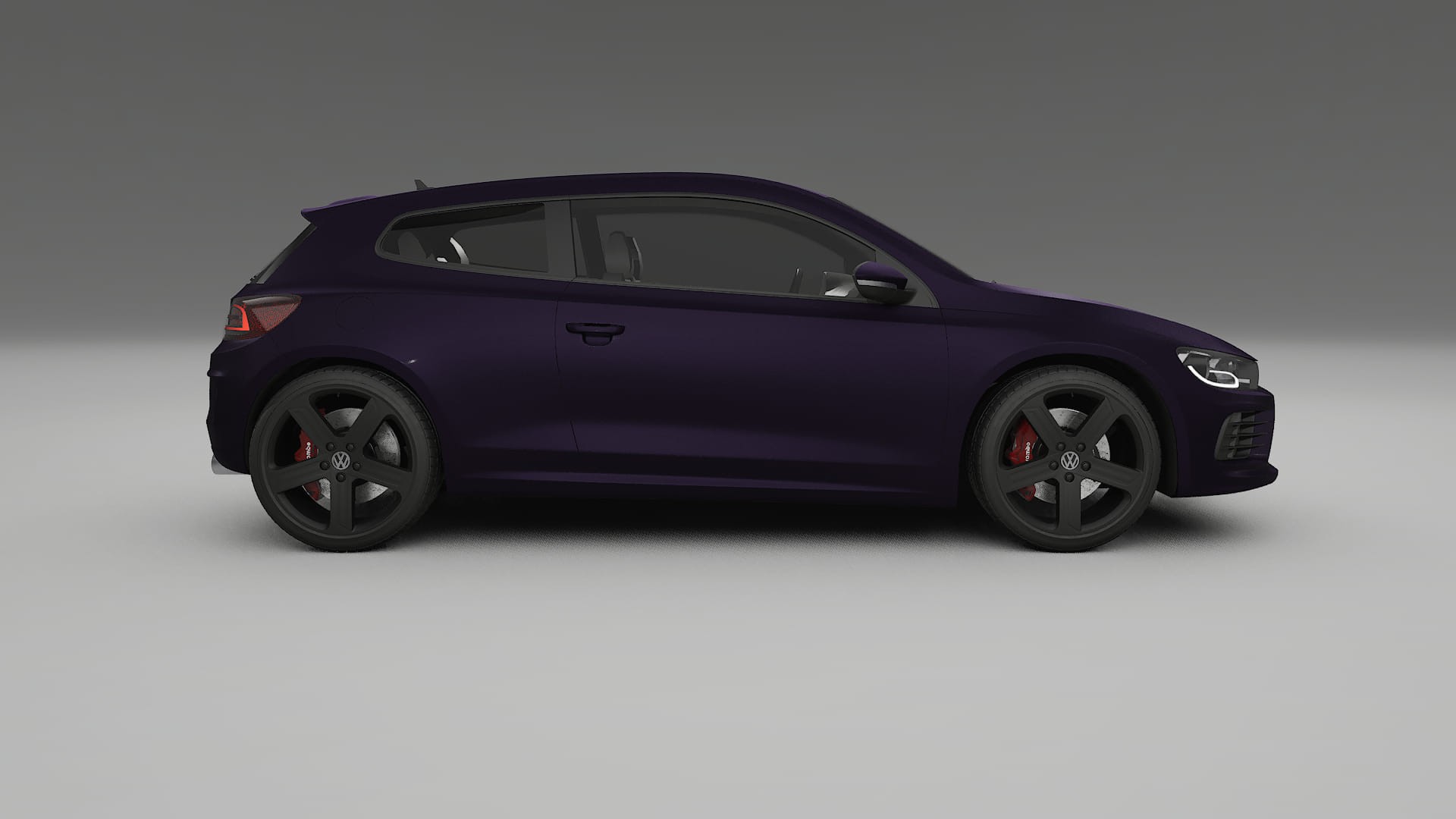 VW Scirocco R III TPU Fényezésvédő Fólia | VIOLET Színváltós PPF – Teljesen Elővágott Készlet