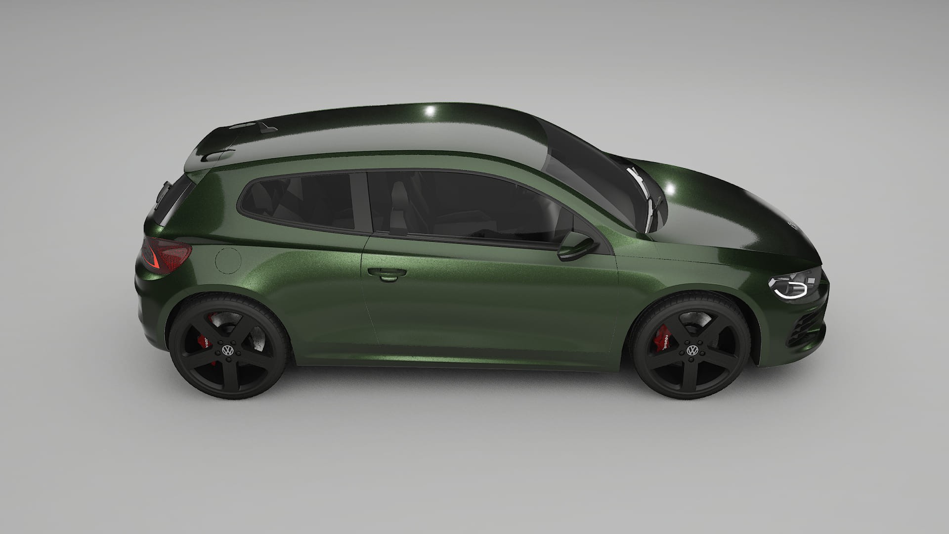 VW Scirocco R III TPU Fényezésvédő Fólia | LAGOON Színváltós PPF – Teljesen Elővágott Készlet