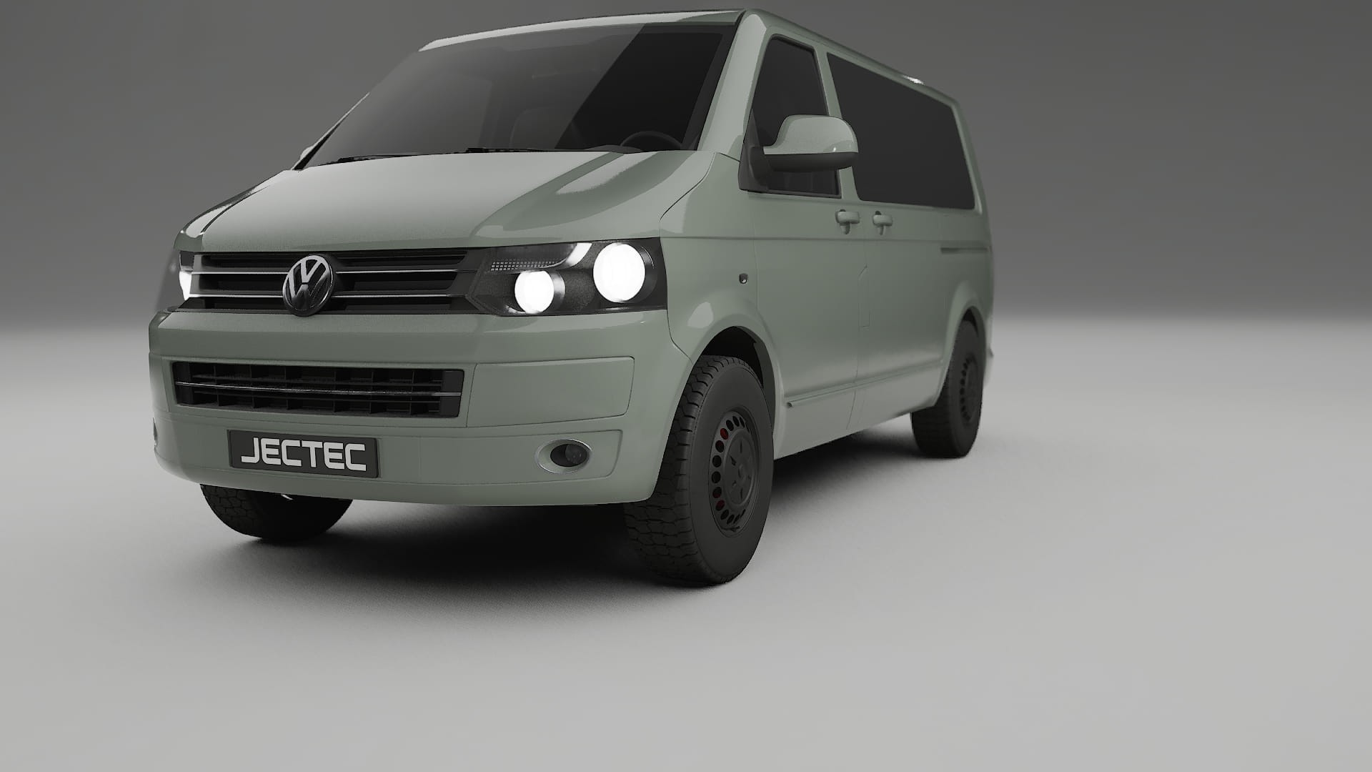 VW Transporter T5 Caravelle TPU Fényezésvédő Fólia | SLATE Színváltós PPF – Teljesen Elővágott Készlet