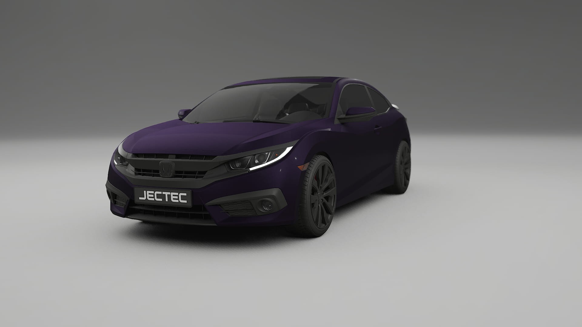 Honda Civic coupe prefacelift pre LCI TPU Fényezésvédő Fólia | VIOLET Színváltós PPF – Teljesen Elővágott Készlet