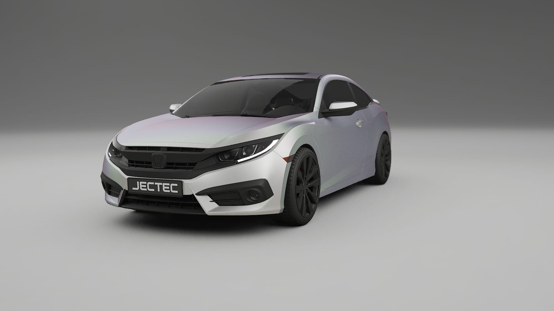 Honda Civic coupe prefacelift pre LCI TPU Fényezésvédő Fólia | NEBULA Színváltós PPF – Teljesen Elővágott Készlet