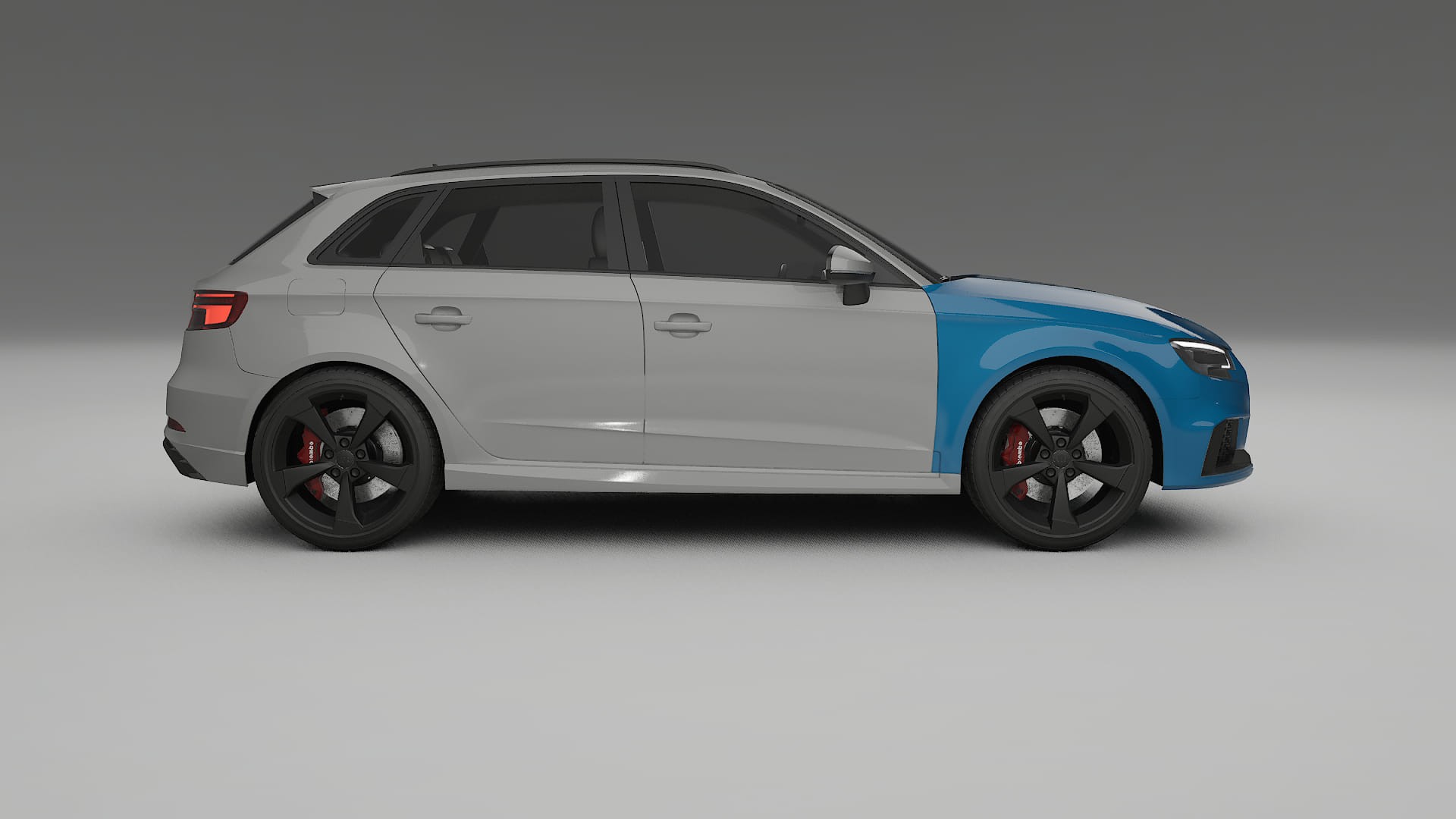 Audi RS3 Sportback 8V facelift LCI Fényezésvédő Fólia | CrystalGuard Átlátszó TPU PPF Első Védő Készlet