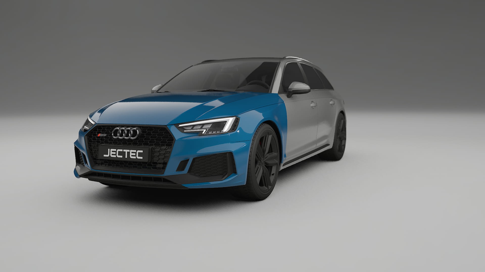 Audi RS4 Avant B9 prefacelift pre-LCI Fényezésvédő Fólia | CrystalGuard Átlátszó TPU PPF Első Védő Készlet