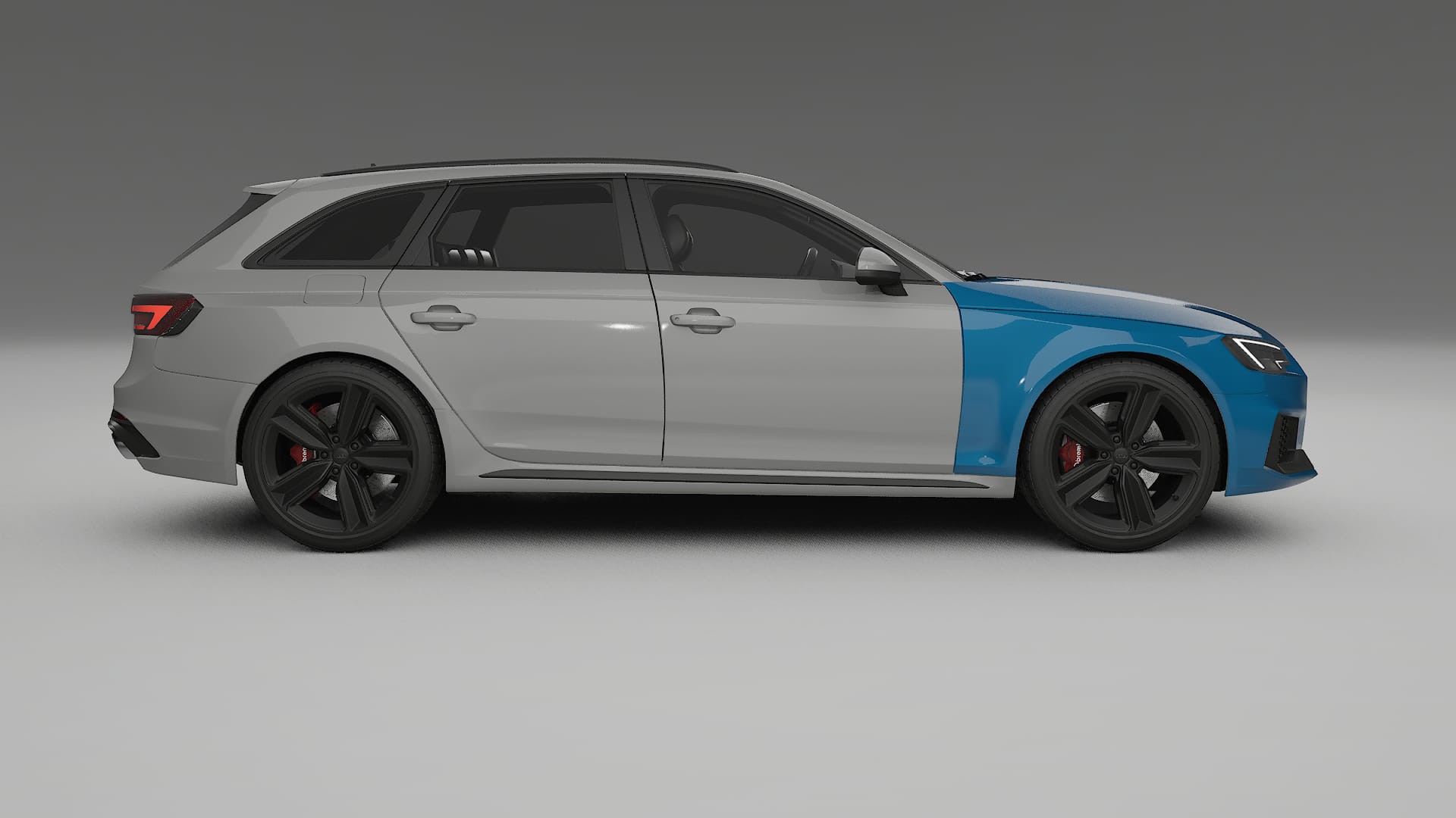 Audi RS4 Avant B9 prefacelift pre-LCI Fényezésvédő Fólia | CrystalGuard Átlátszó TPU PPF Első Védő Készlet 2