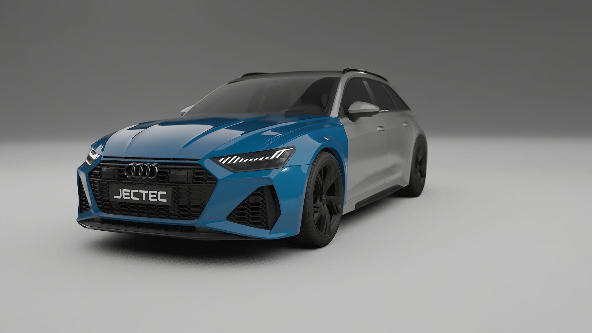 Audi RS6 Avant C8 facelift LCI Fényezésvédő Fólia | CrystalGuard Átlátszó TPU PPF Első Védő Készlet