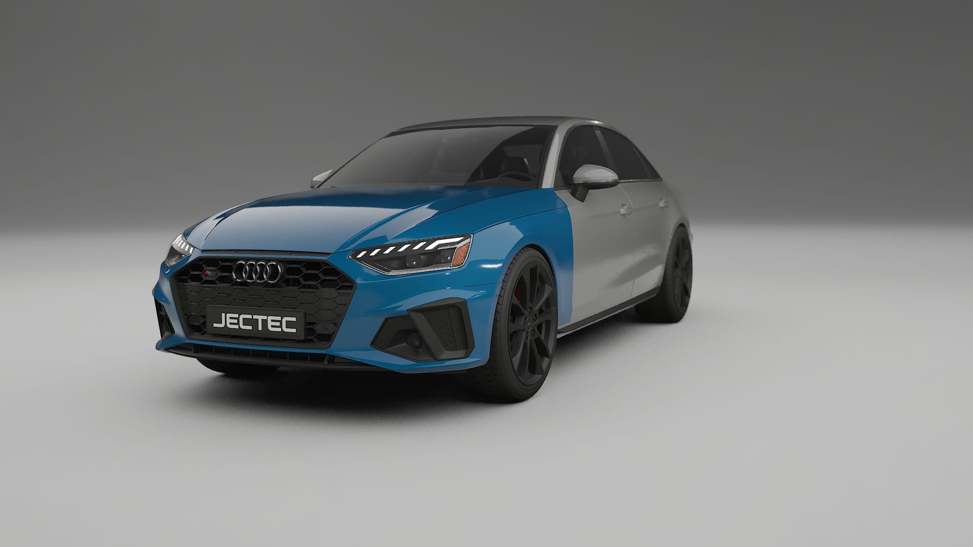 Audi S4 Sedan B9 facelift LCI Fényezésvédő Fólia | CrystalGuard Átlátszó TPU PPF Első Védő Készlet