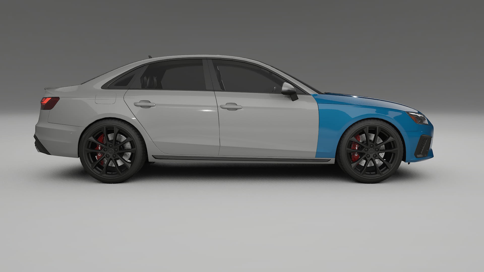 Audi S4 Sedan B9 facelift LCI Fényezésvédő Fólia | CrystalGuard Átlátszó TPU PPF Első Védő Készlet 2