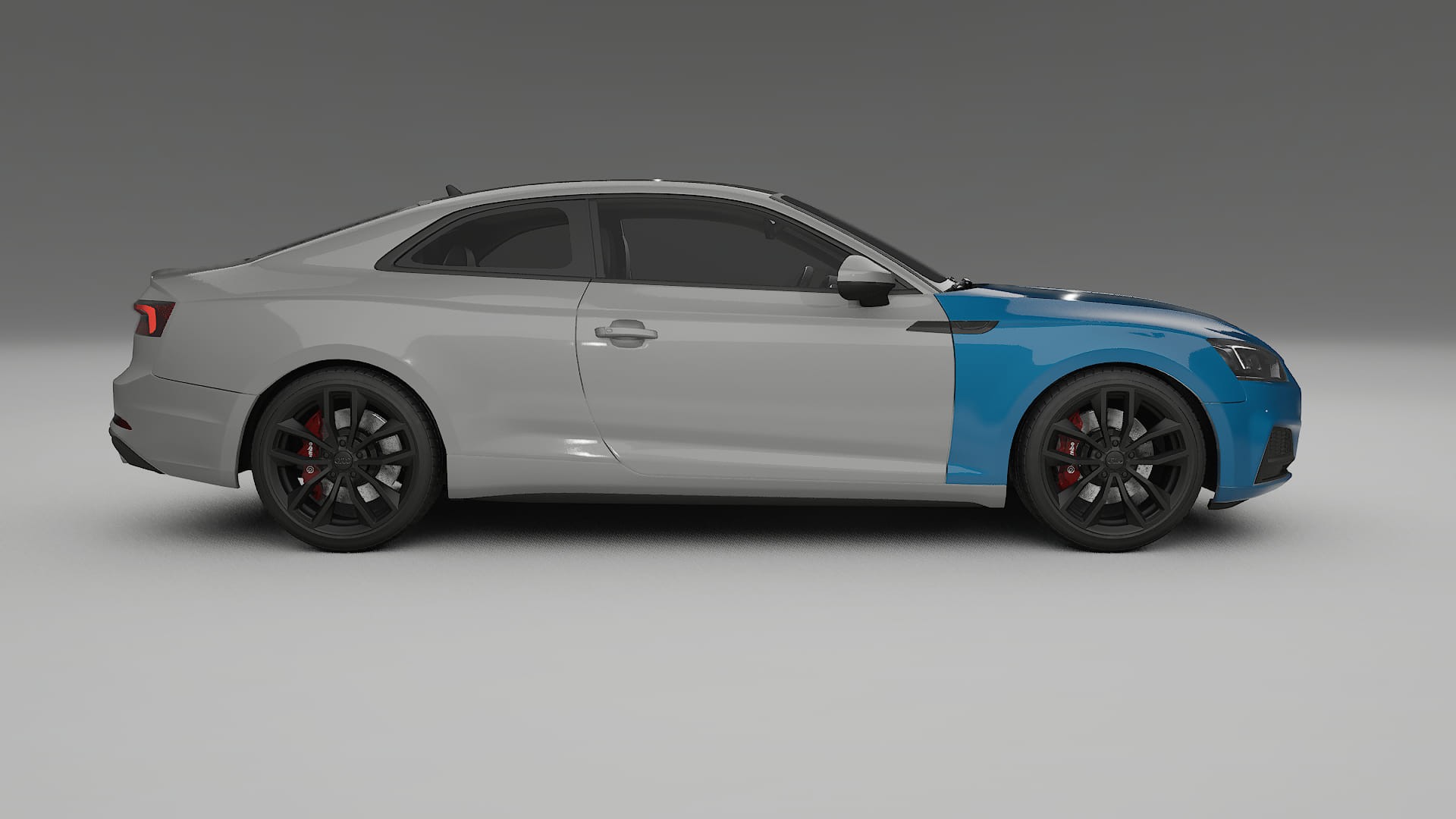 Audi S5 B9 prefacelift pre-LCI Fényezésvédő Fólia | CrystalGuard Átlátszó TPU PPF Első Védő Készlet 2