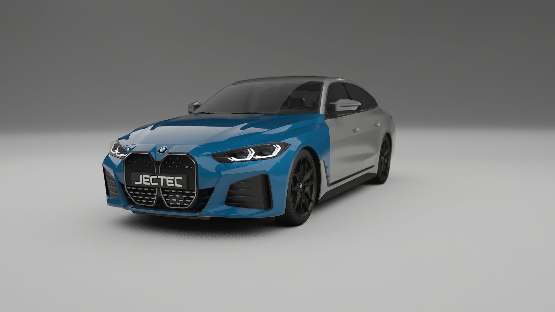 BMW I4 G26 M-Package Fényezésvédő Fólia | CrystalGuard Átlátszó TPU PPF Első Védő Készlet