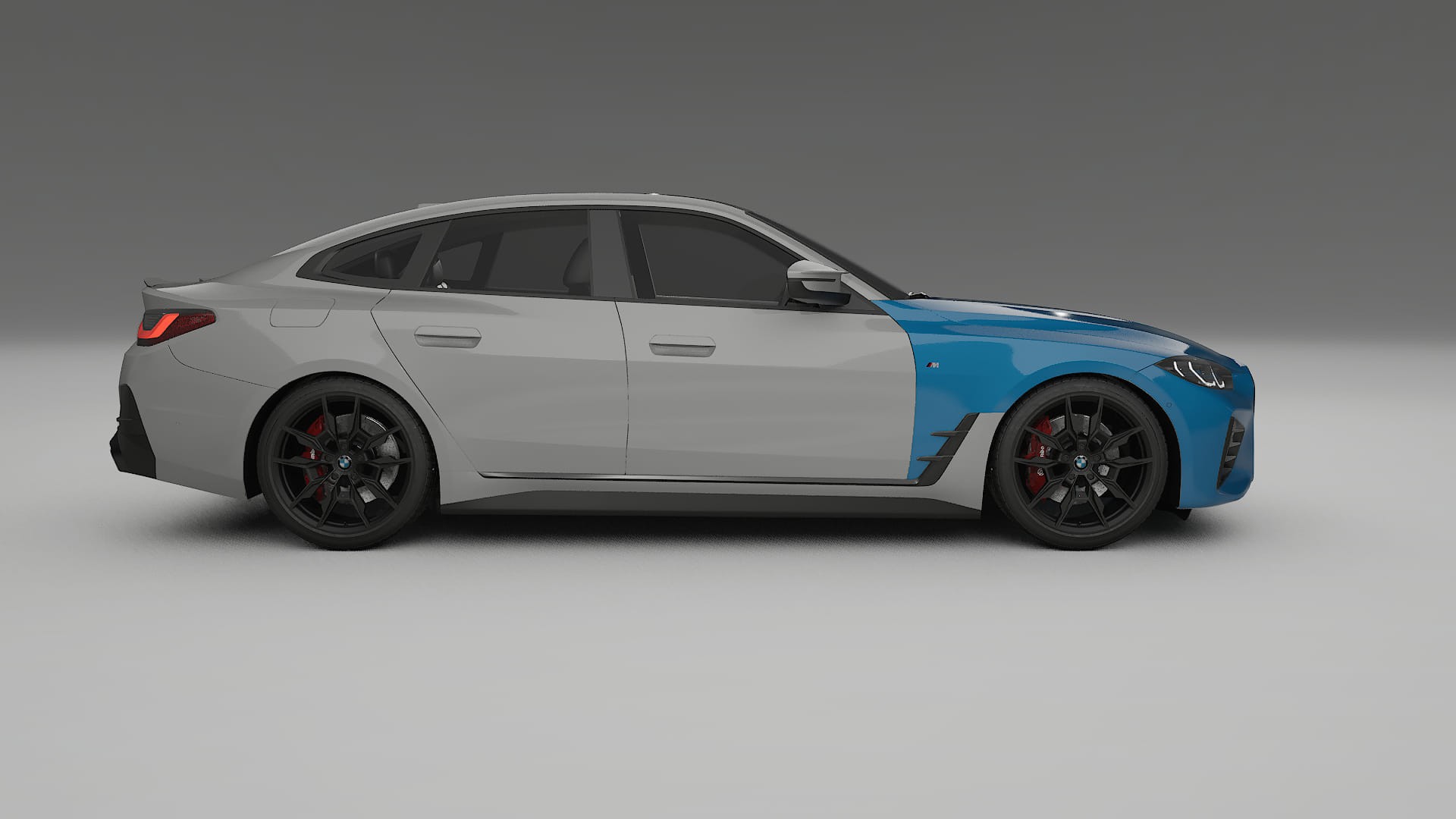 BMW I4 G26 M-Package Fényezésvédő Fólia | CrystalGuard Átlátszó TPU PPF Első Védő Készlet 2