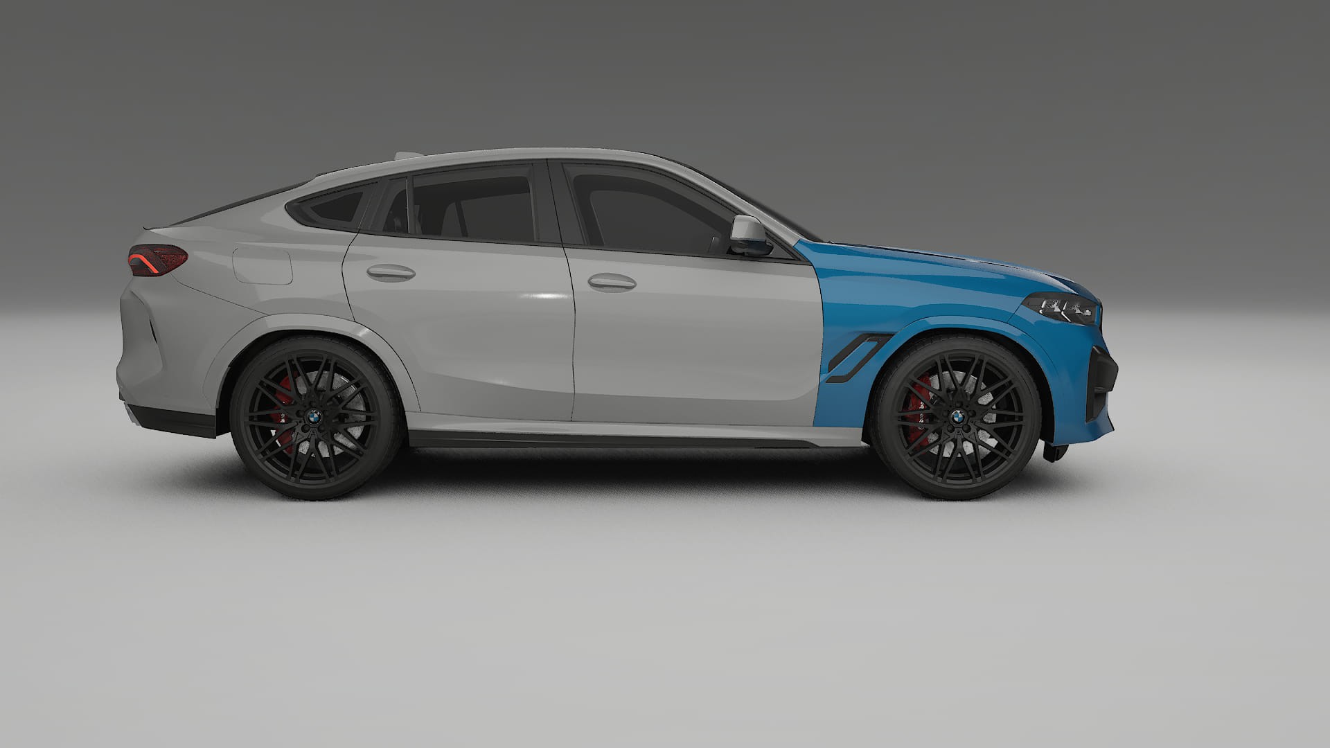 BMW X6 F96 Competition Fényezésvédő Fólia | CrystalGuard Átlátszó TPU PPF Első Védő Készlet 2
