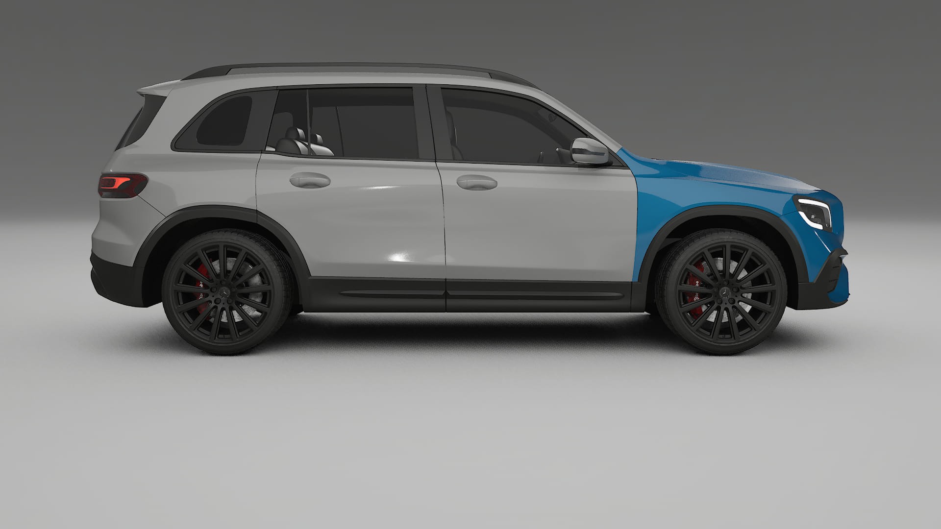 Mercedes AMG GLB Fényezésvédő Fólia | CrystalGuard Átlátszó TPU PPF Első Védő Készlet 2