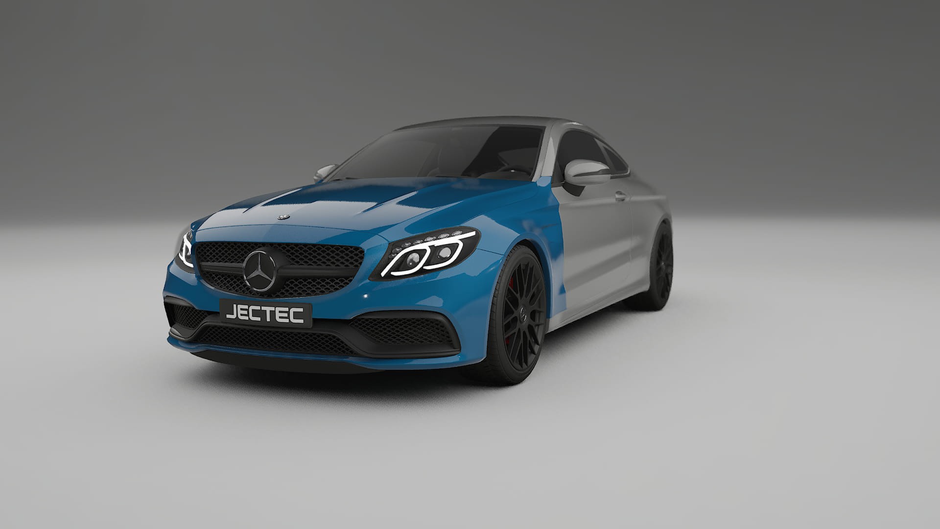 Mercedes C63 AMG W205 Coupe Fényezésvédő Fólia | CrystalGuard Átlátszó TPU PPF Első Védő Készlet