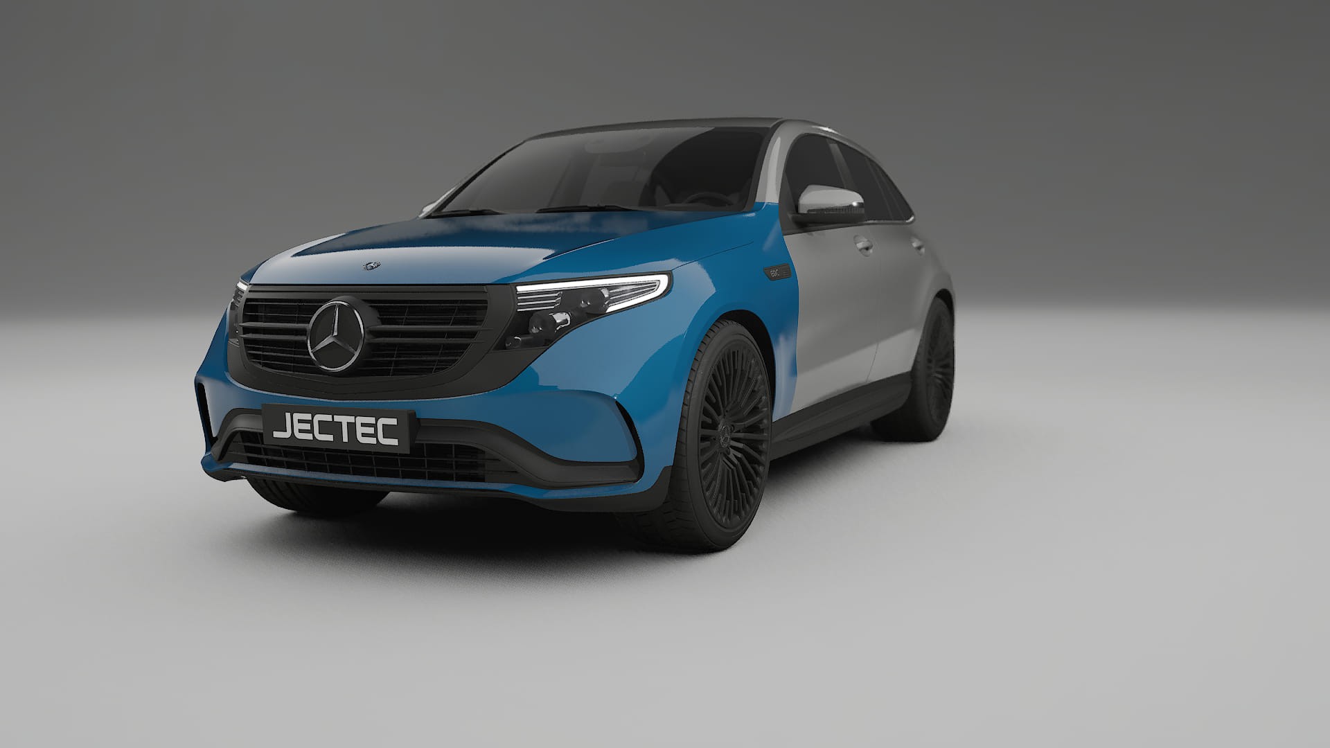 Mercedes EQC AMG Fényezésvédő Fólia | CrystalGuard Átlátszó TPU PPF Első Védő Készlet
