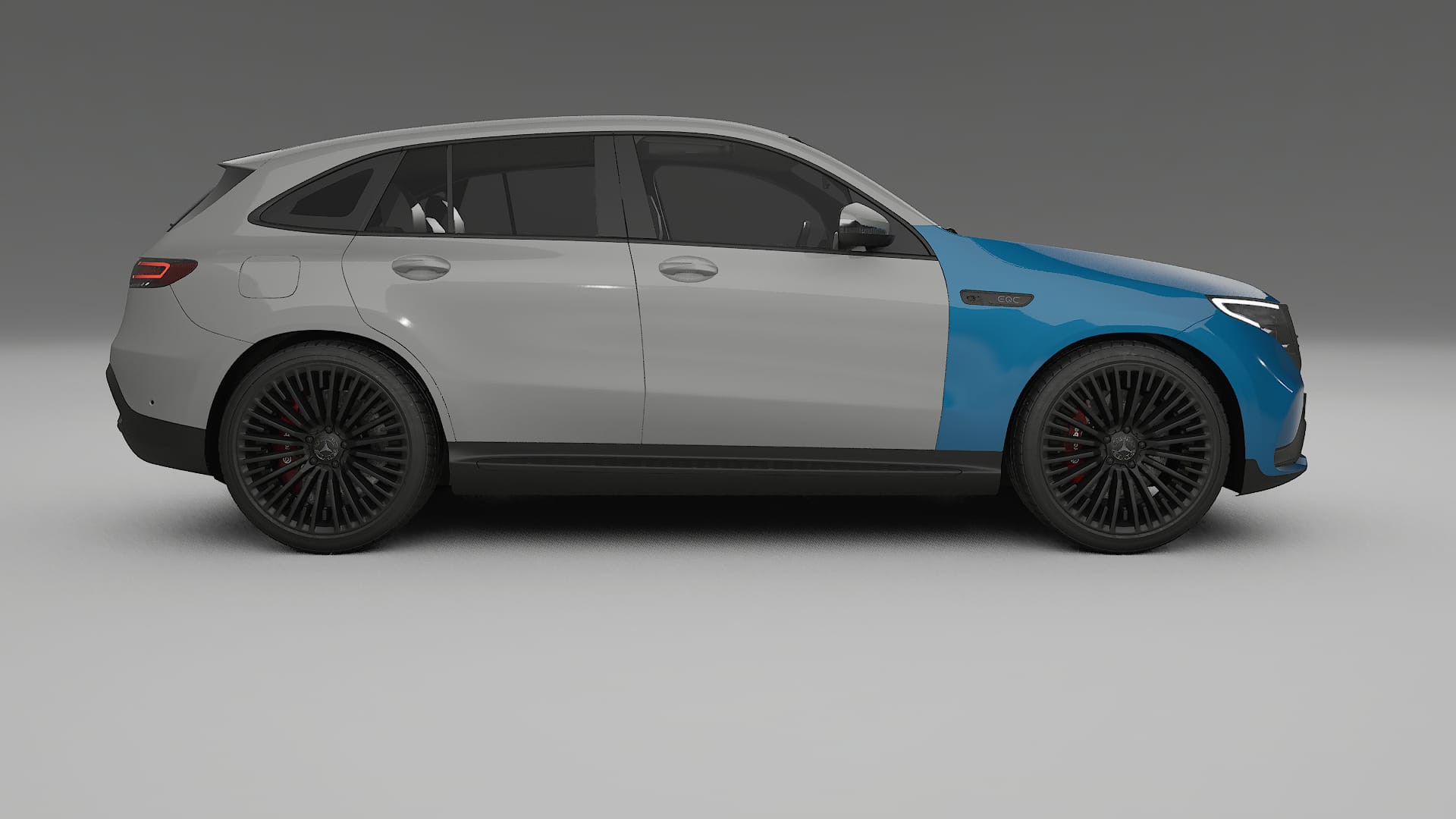 Mercedes EQC AMG Fényezésvédő Fólia | CrystalGuard Átlátszó TPU PPF Első Védő Készlet 2