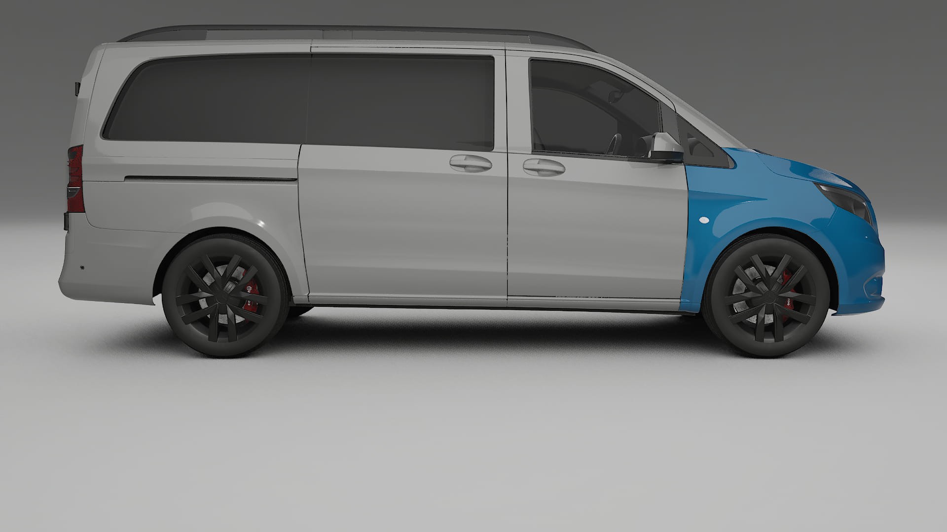 Mercedes Vito-Short W447 prefacelift pre-LCI Fényezésvédő Fólia | CrystalGuard Átlátszó TPU PPF Első Védő Készlet 2