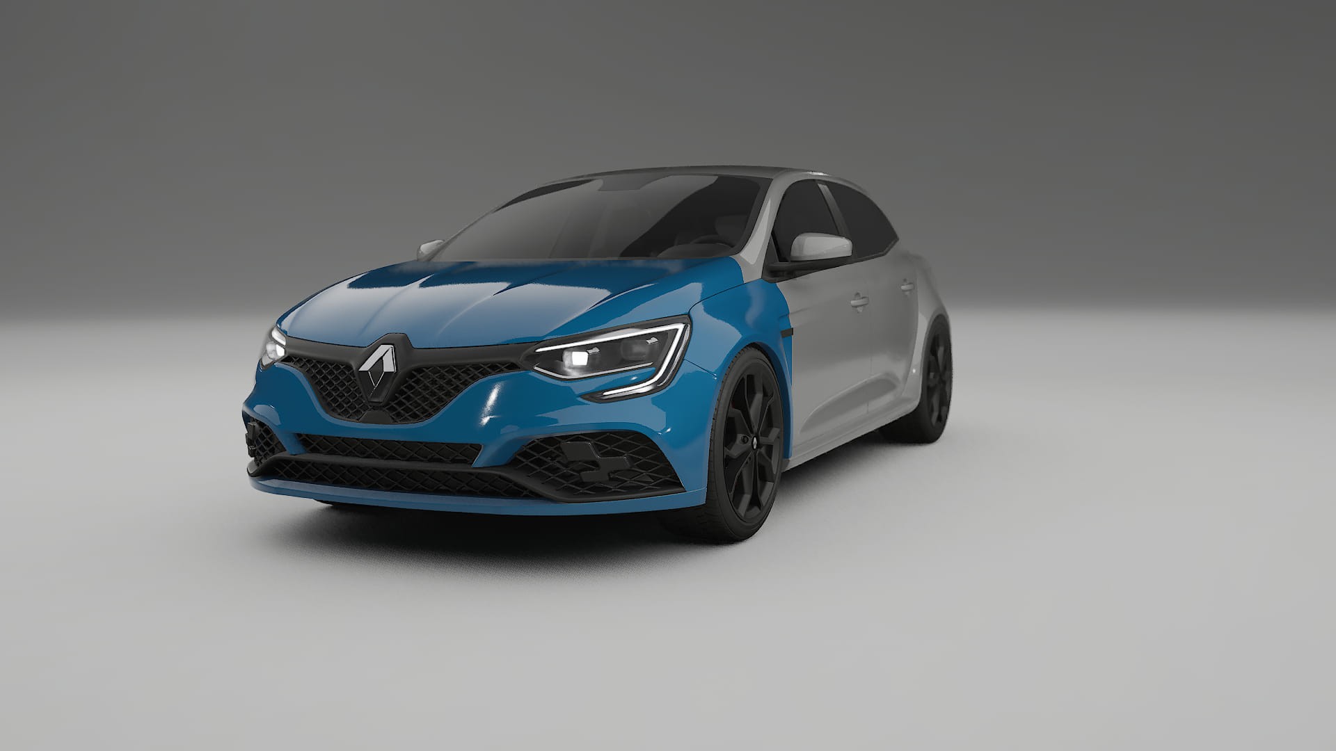 Renault Megane RS IV Fényezésvédő Fólia | CrystalGuard Átlátszó TPU PPF Első Védő Készlet