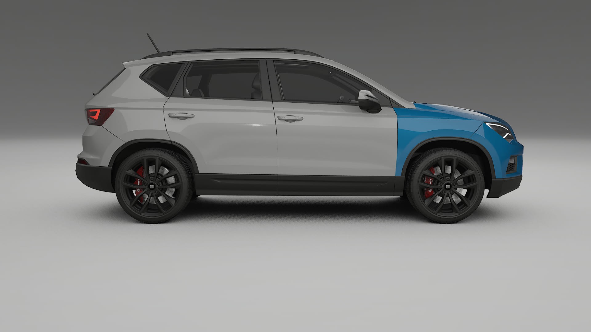 Seat Ateca KH7 Fényezésvédő Fólia | CrystalGuard Átlátszó TPU PPF Első Védő Készlet
