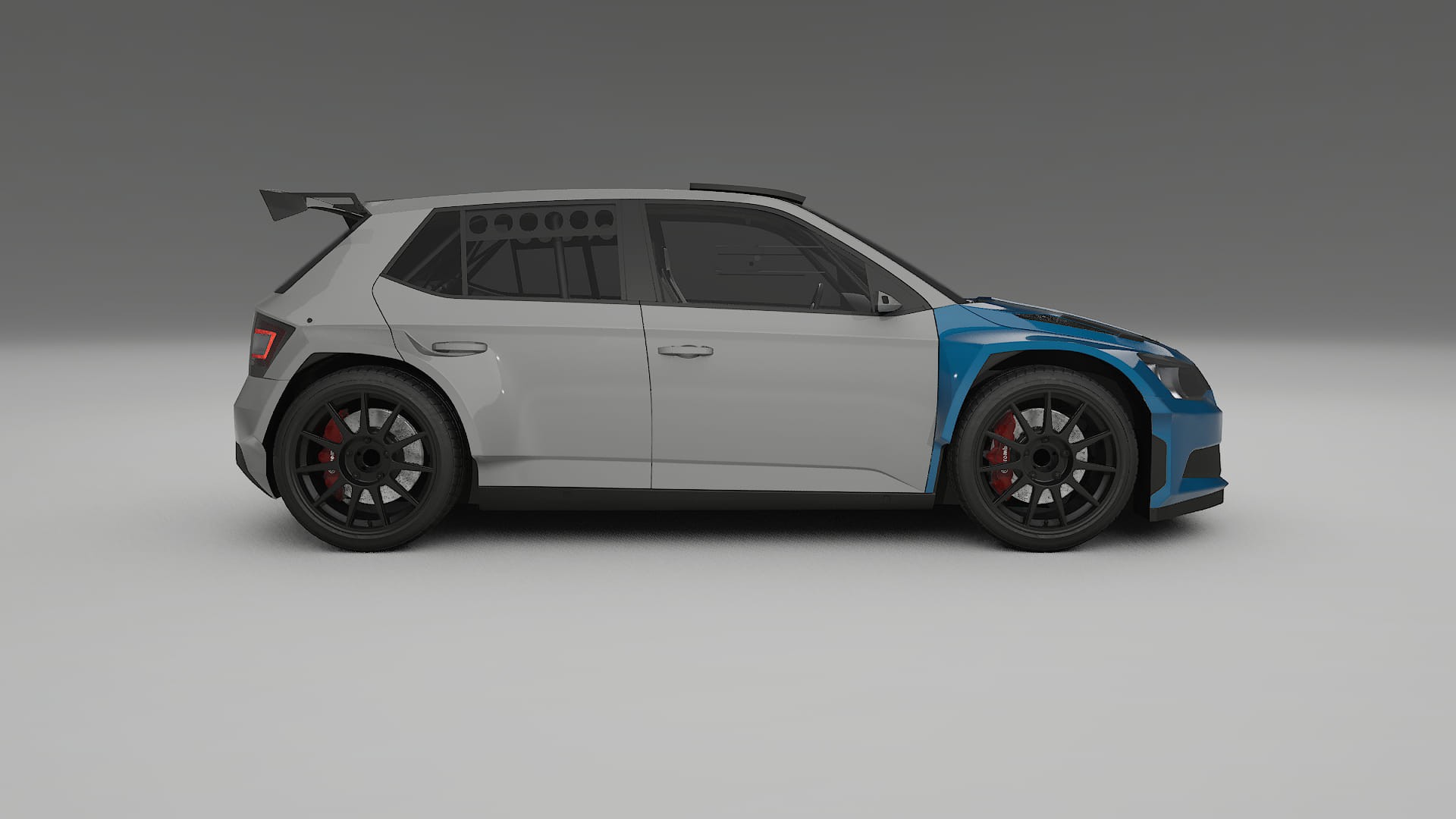 Škoda Fabia R5 6V Fényezésvédő Fólia | CrystalGuard Átlátszó TPU PPF Első Védő Készlet 2