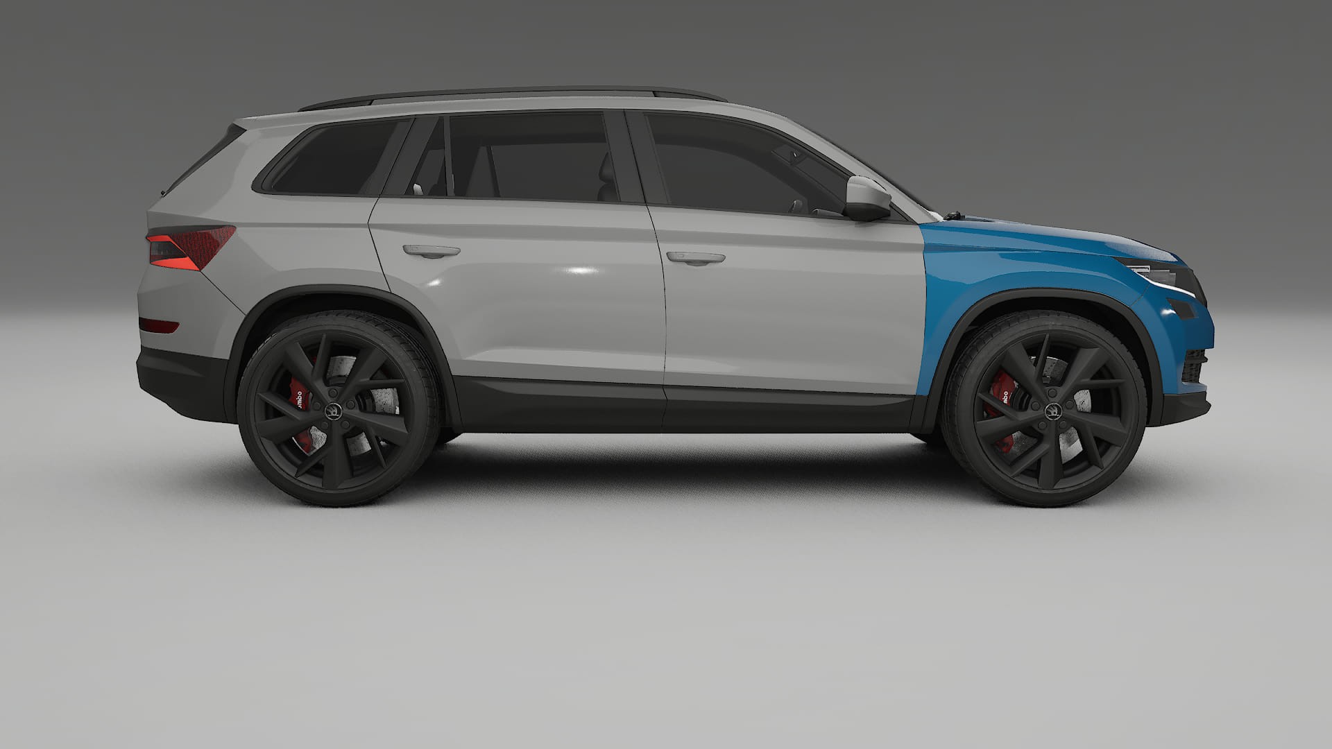 Škoda Kodiaq NS7 Fényezésvédő Fólia | CrystalGuard Átlátszó TPU PPF Első Védő Készlet 2